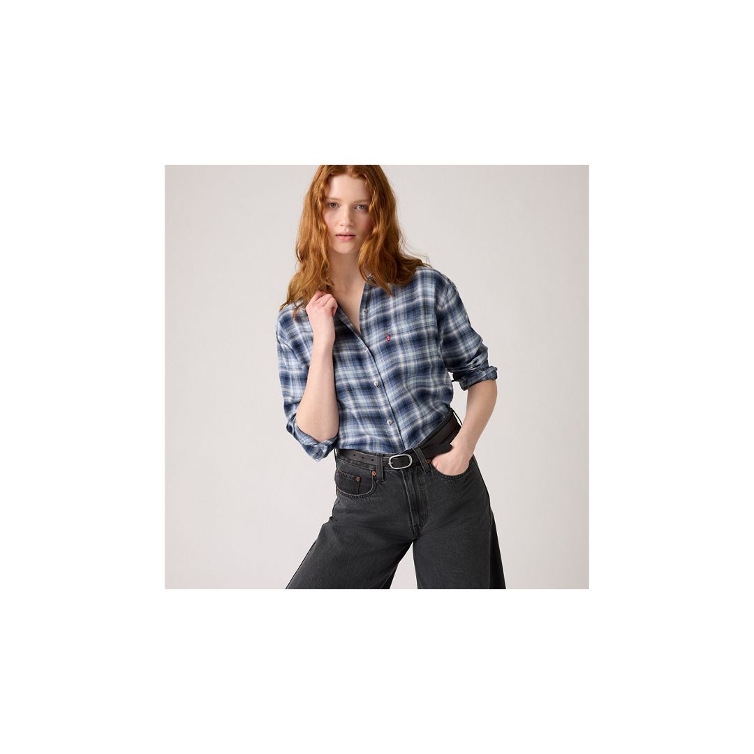 Levi's Lucas Flannel Shirt In Blue
