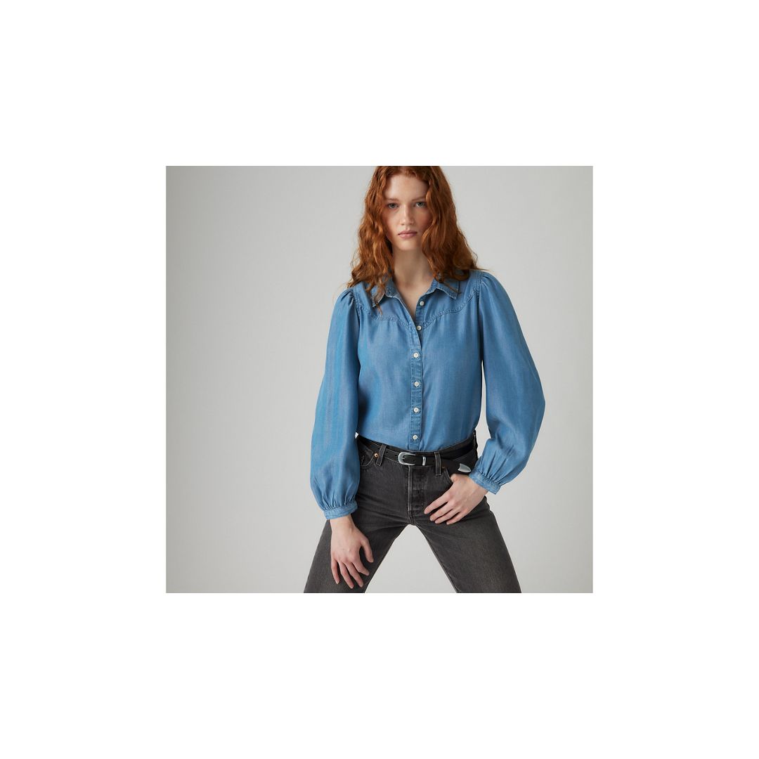 Levi's Journey Western Shirt Chambray - Women's