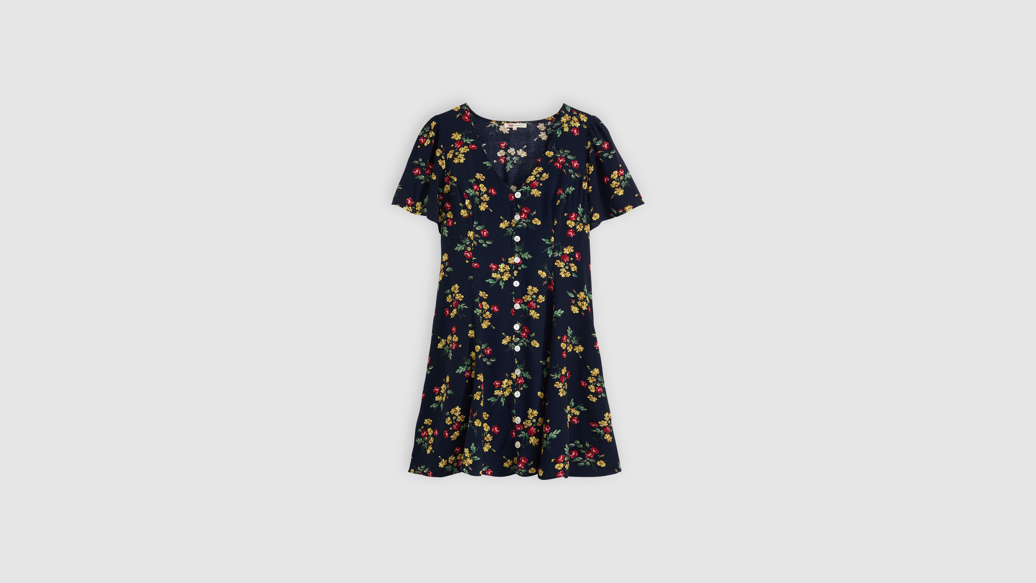 Gianni Short-Sleeve Mini Dress