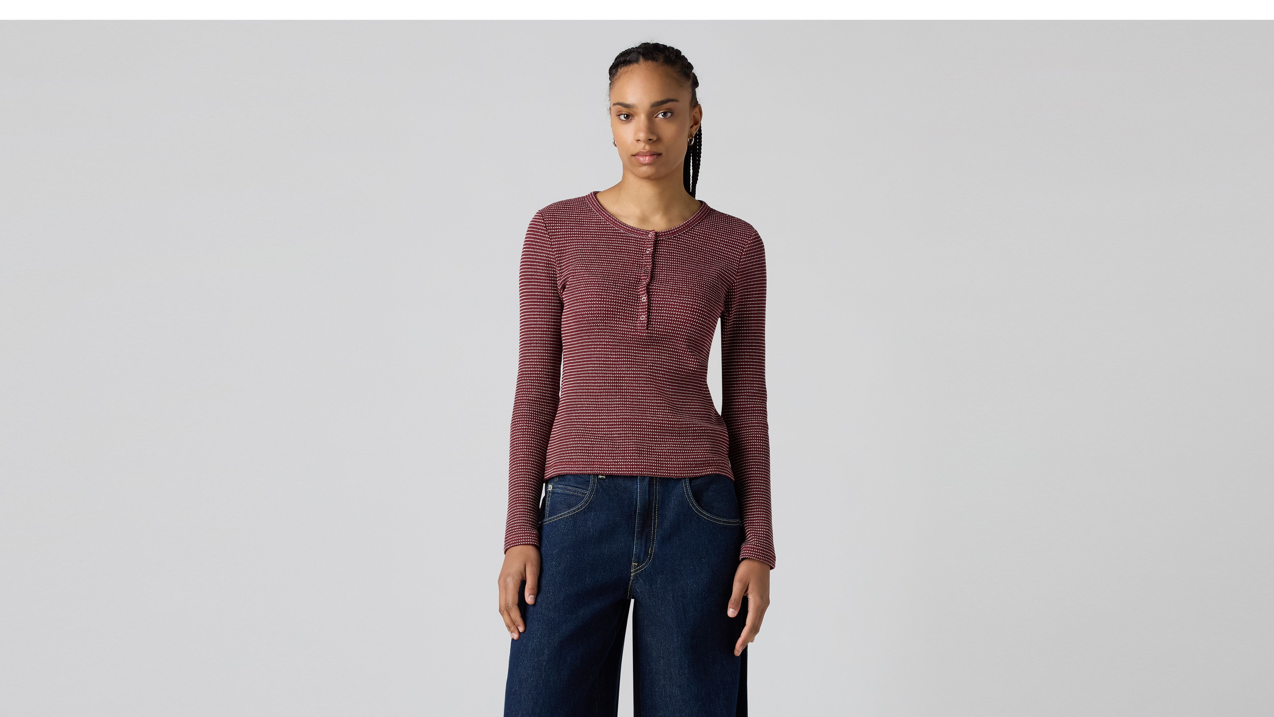 Dry Goods Women's Waffle Henley