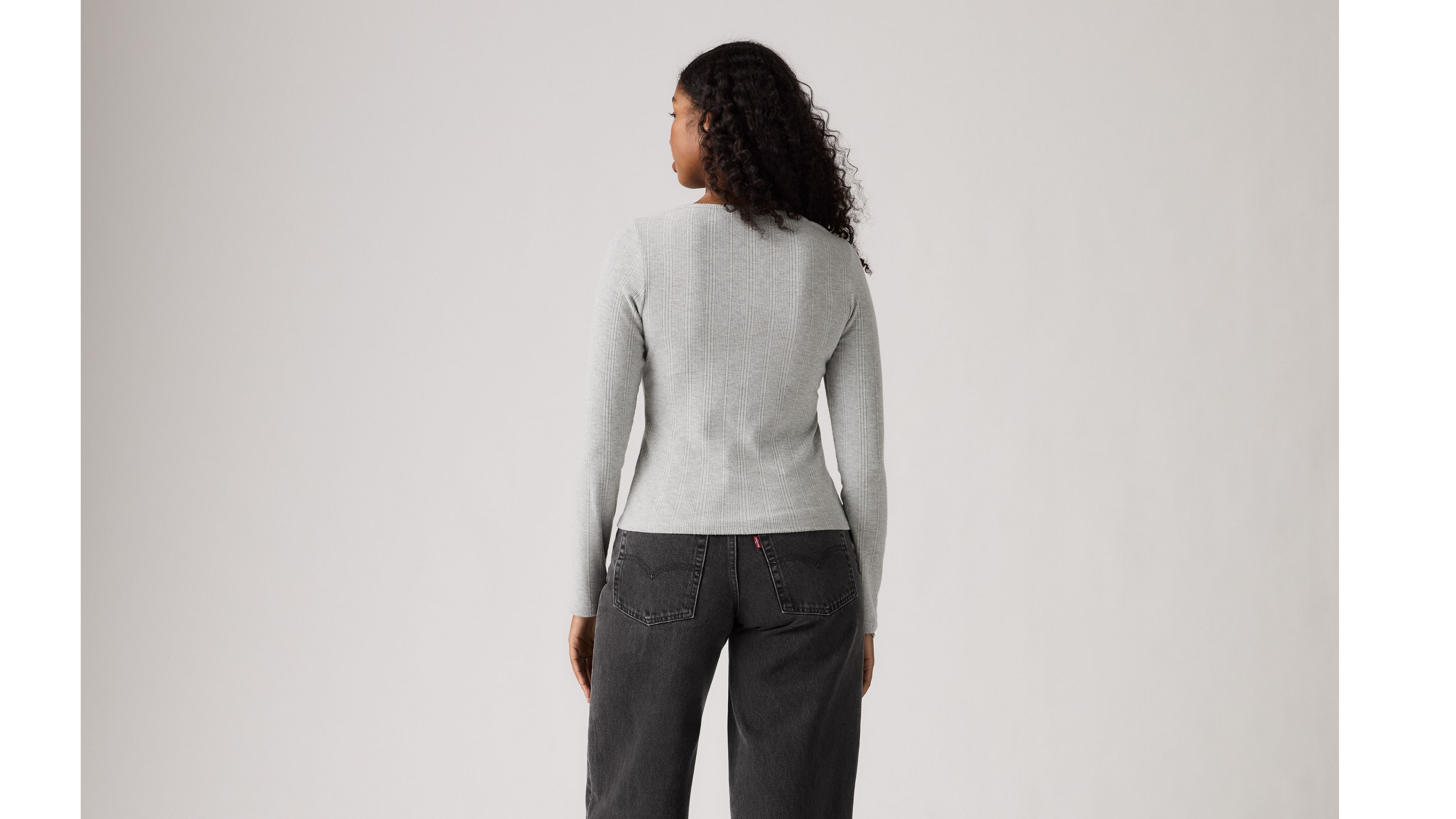 Levi's Dry Goods Women's Supersoft Long-sleeve Tee T-shirt Xl In Multi