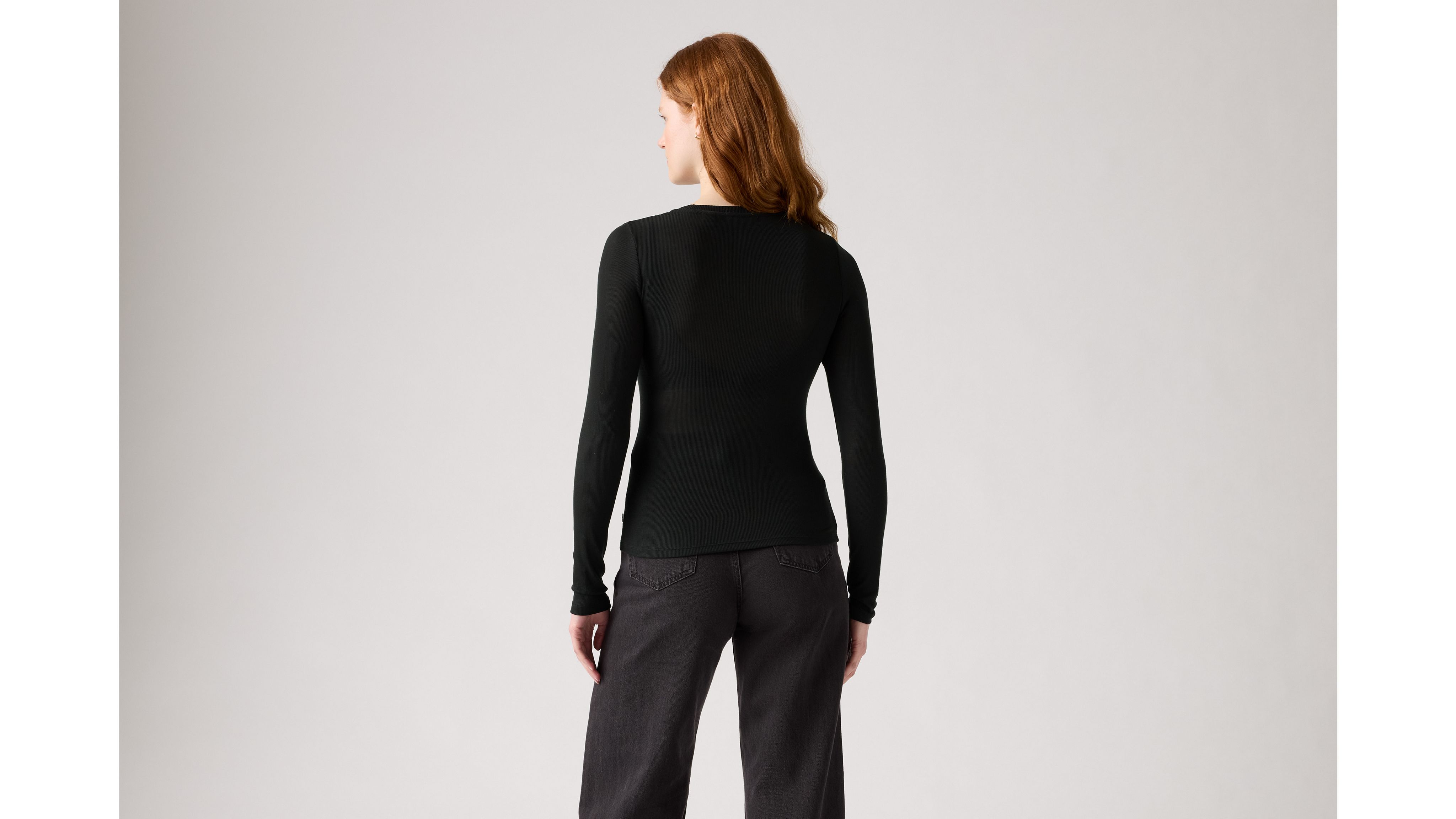 Sheer Long Sleeve Layering Top 3