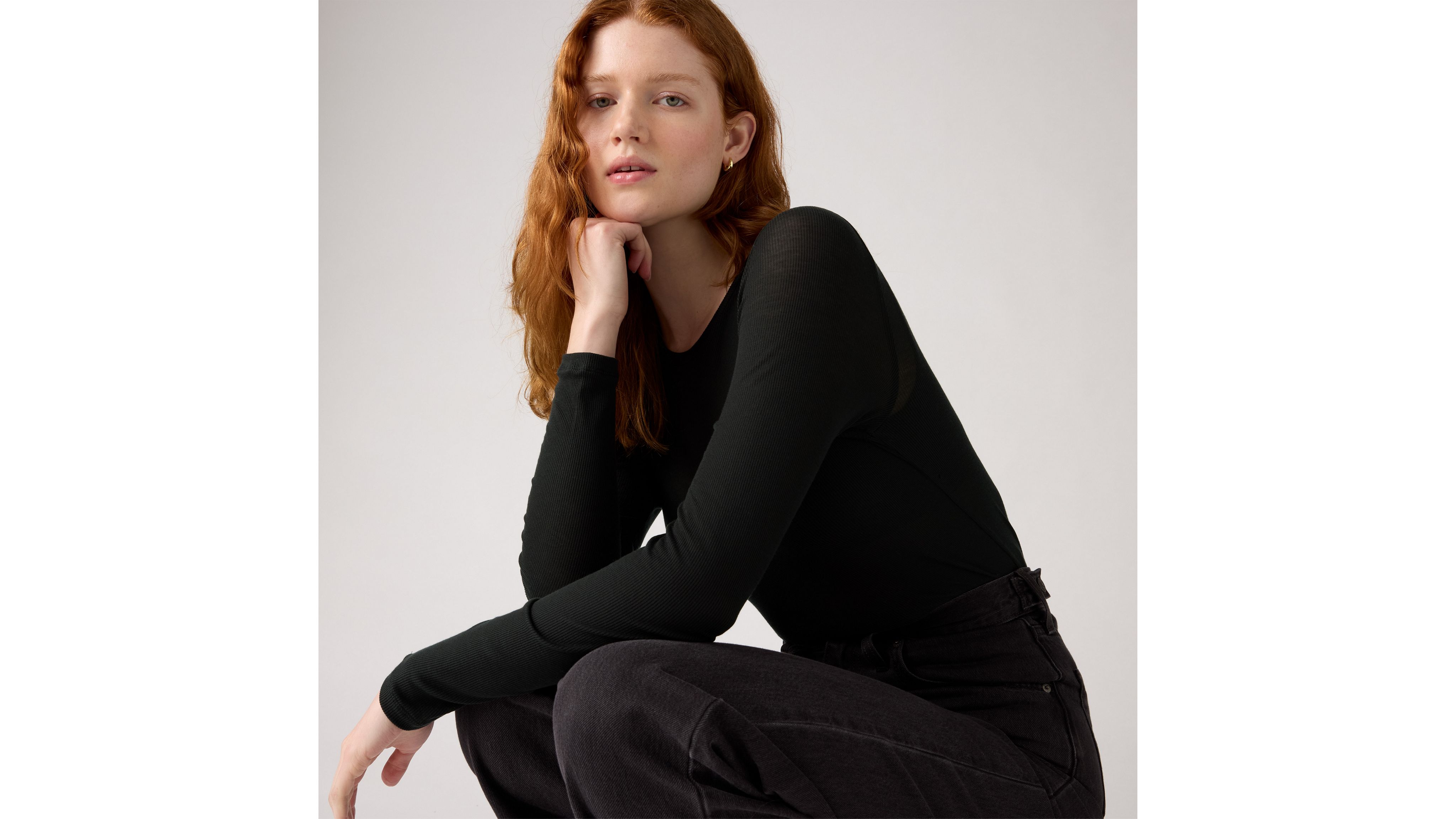 Sheer Long Sleeve Layering Top 1