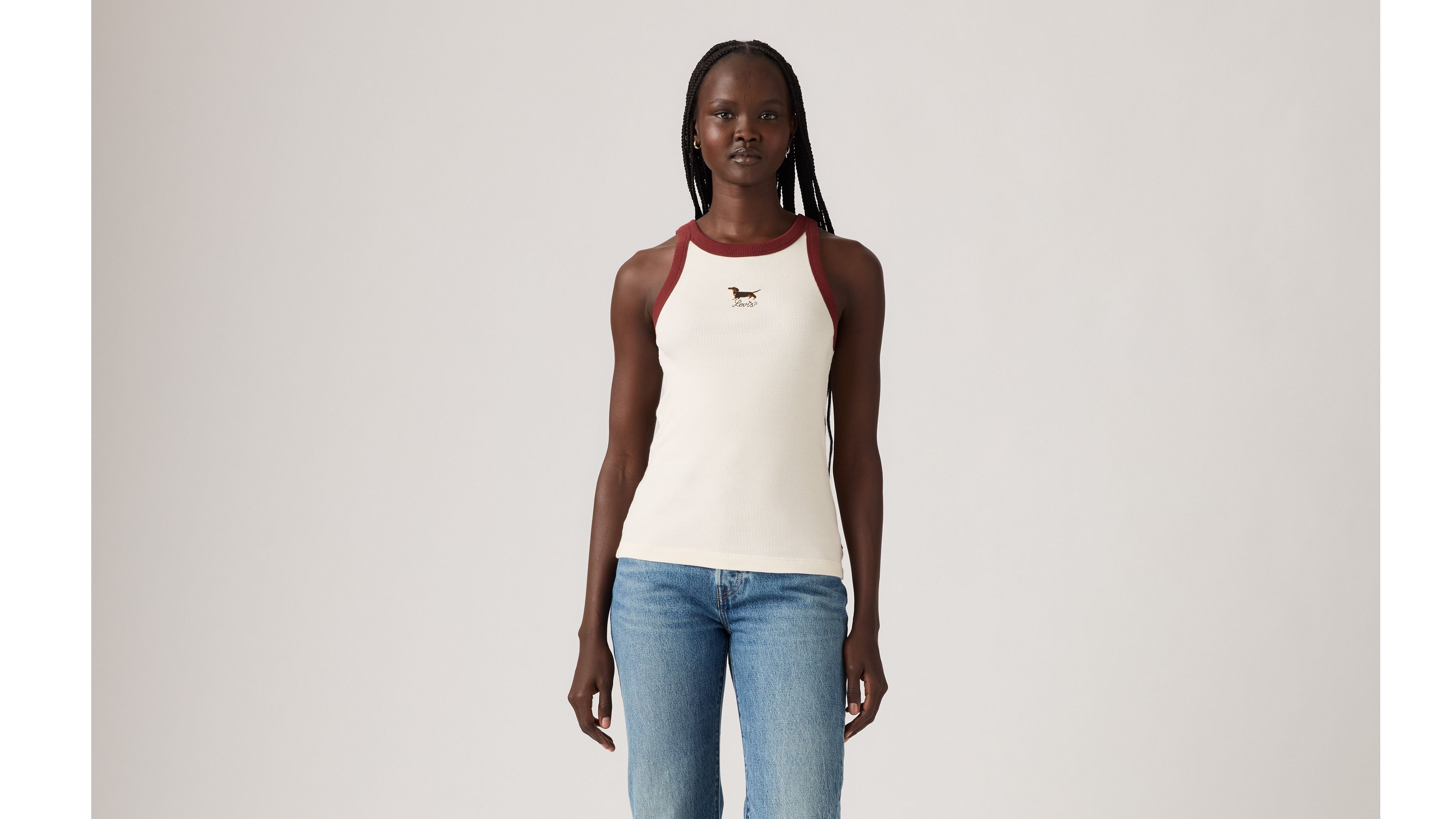 Graphic Essential Racer Tank