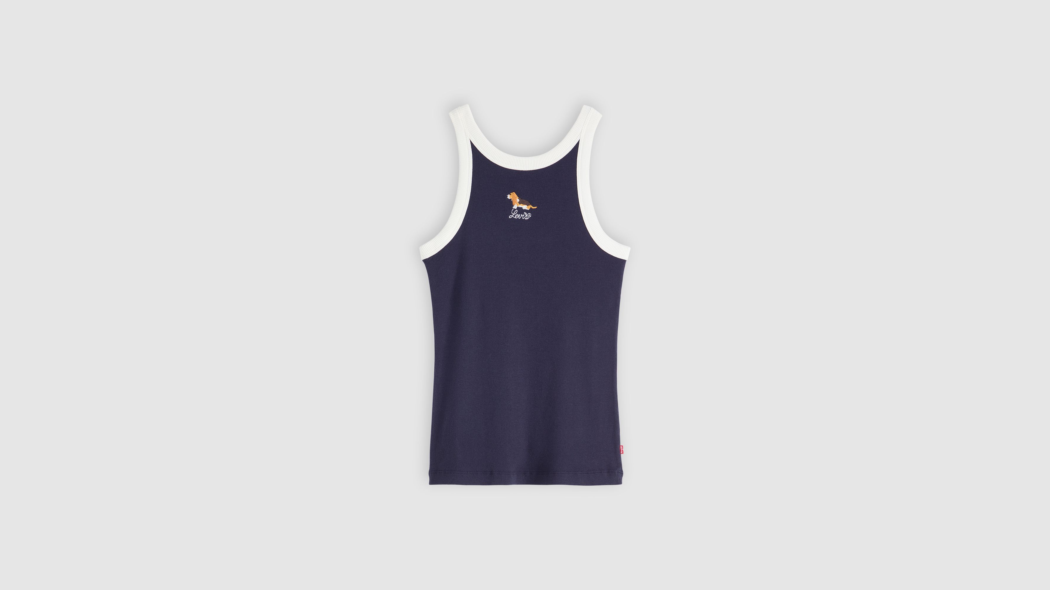 Levi's Graphic Essential Racer Tank In Blue