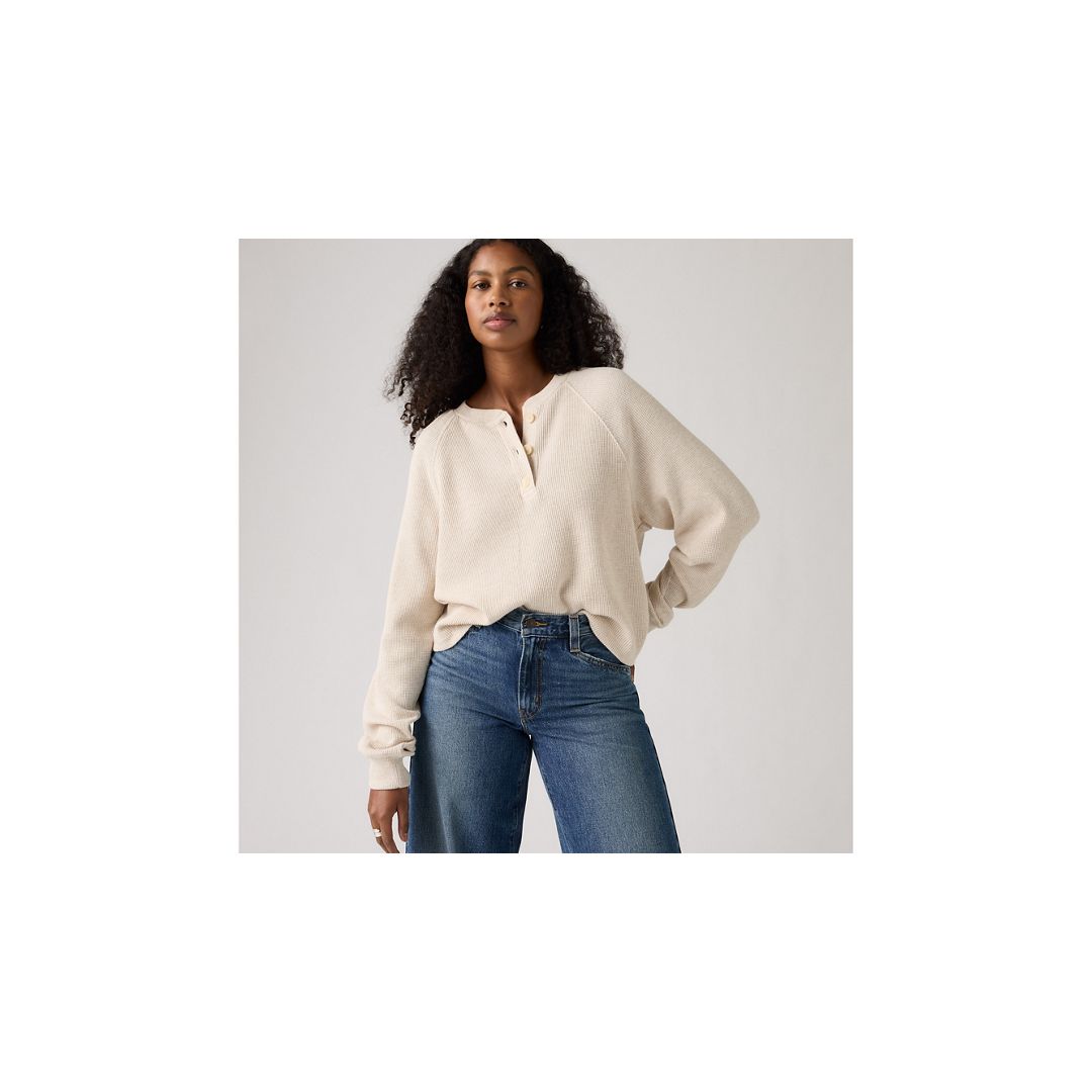 Levi's Lassen Henley In Neutral
