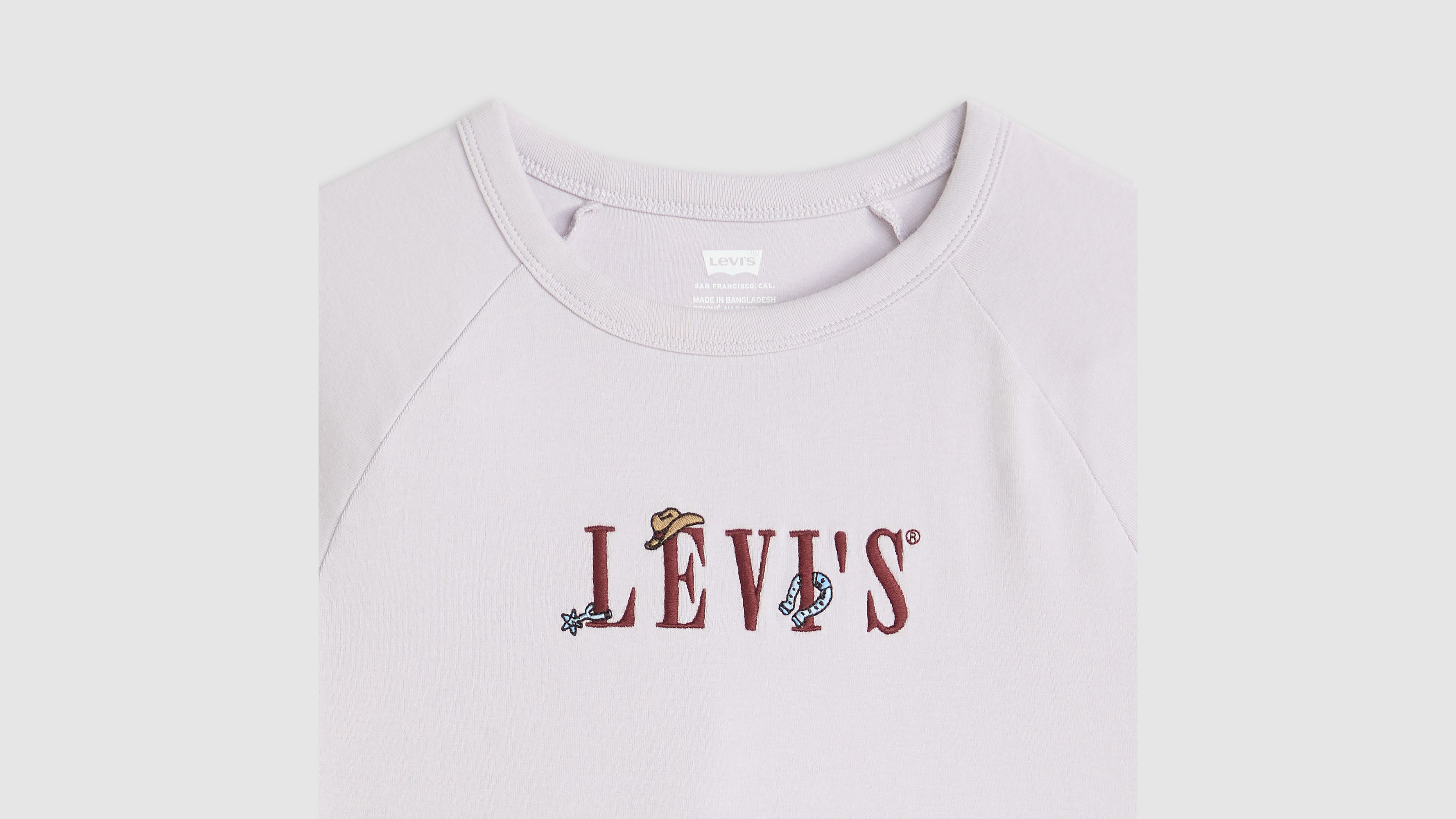 Graphic Riley Raglan Tee - Purple | Levi's® US