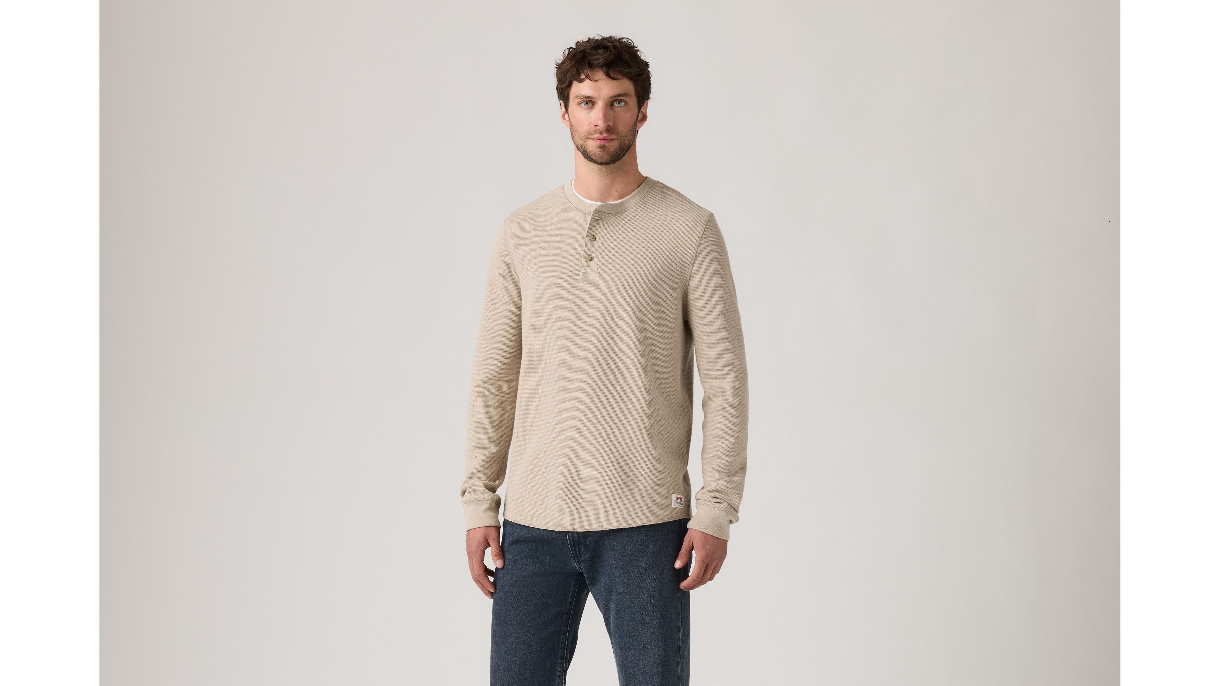 Long-Sleeve Dry Goods Henley