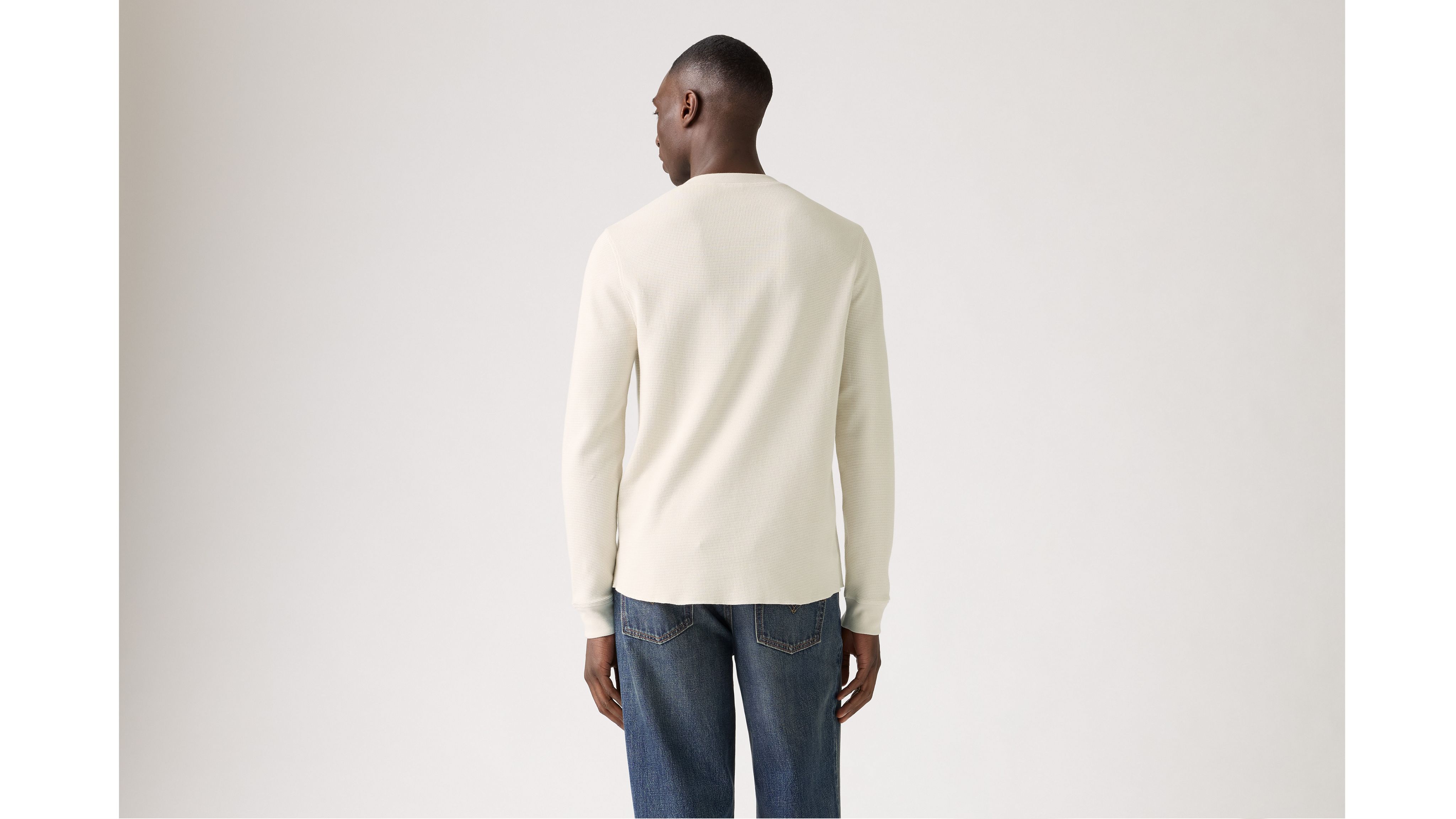 Levi's Long-sleeve Dry Goods Henley In White