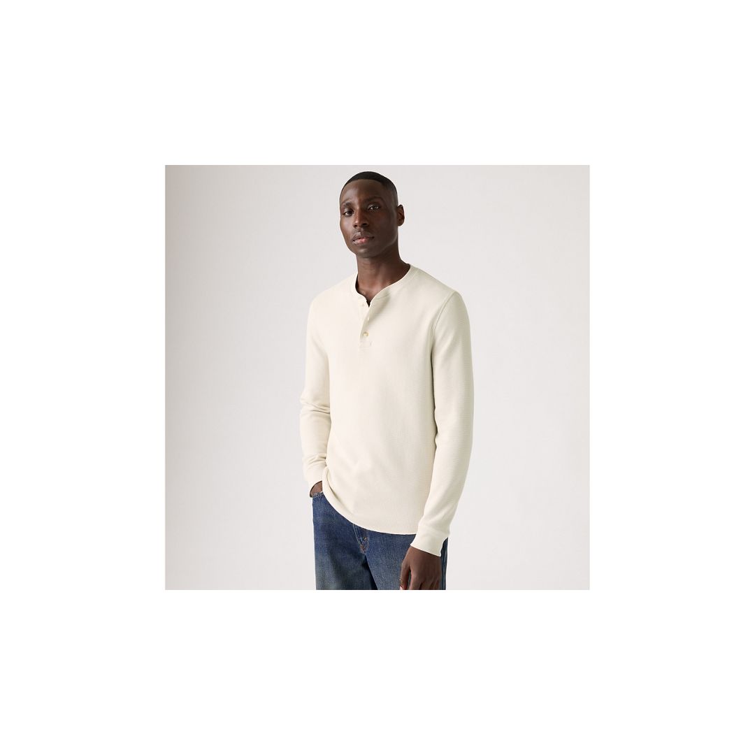 Levi's Long-sleeve Dry Goods Henley In White