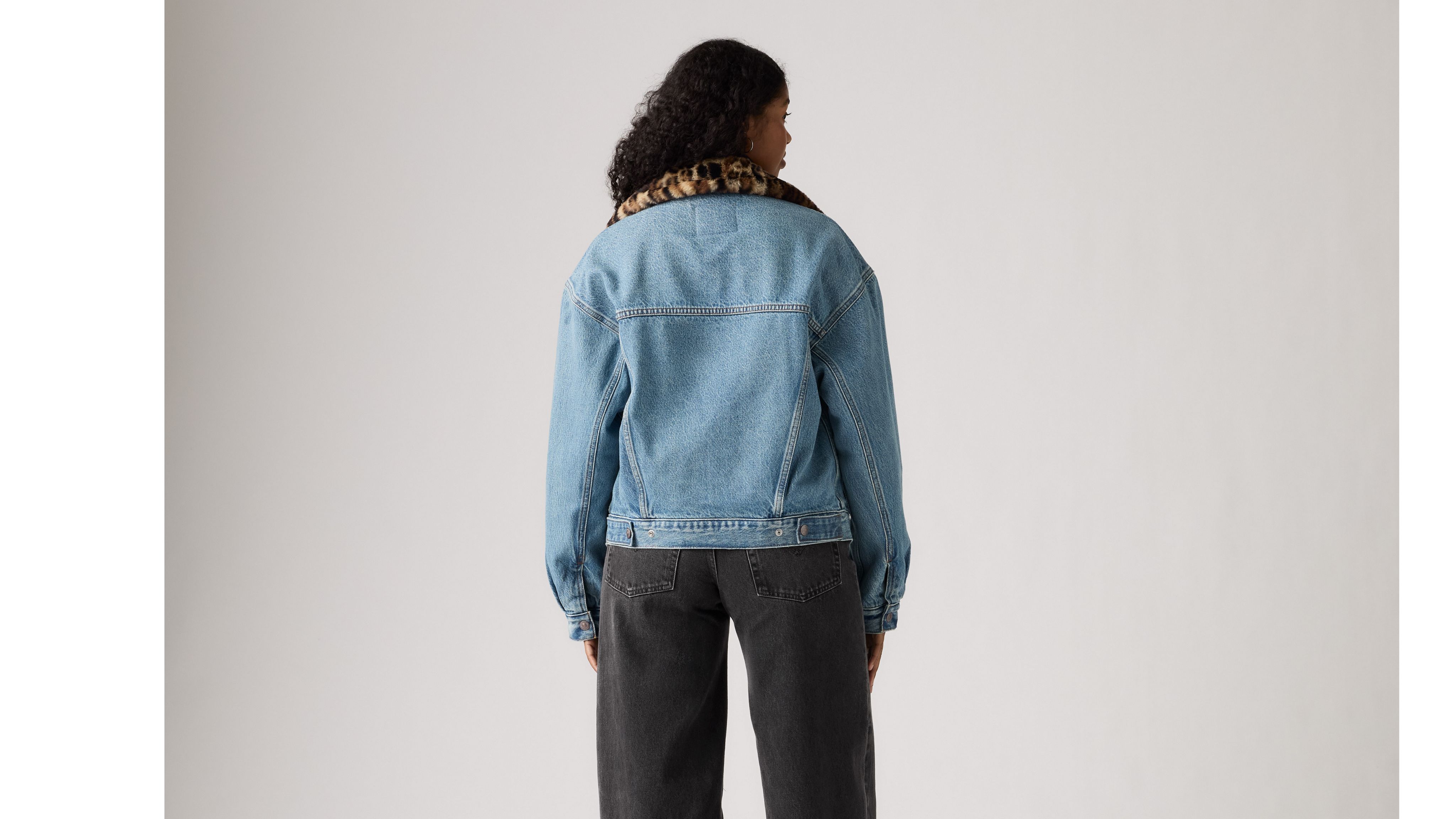 90s Fur Trucker Jacket 3