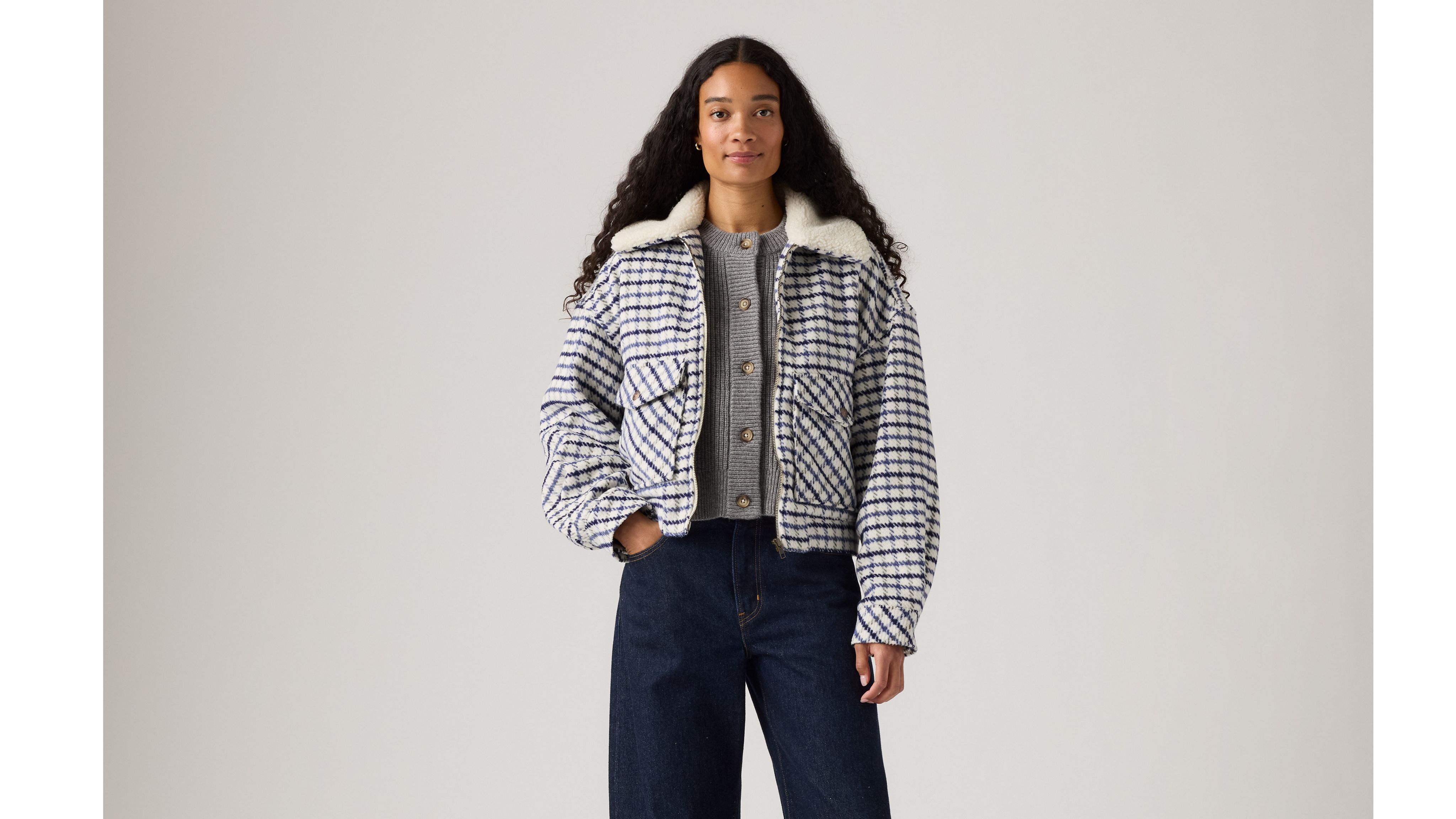 Shrunken '90s Wool Trucker Jacket