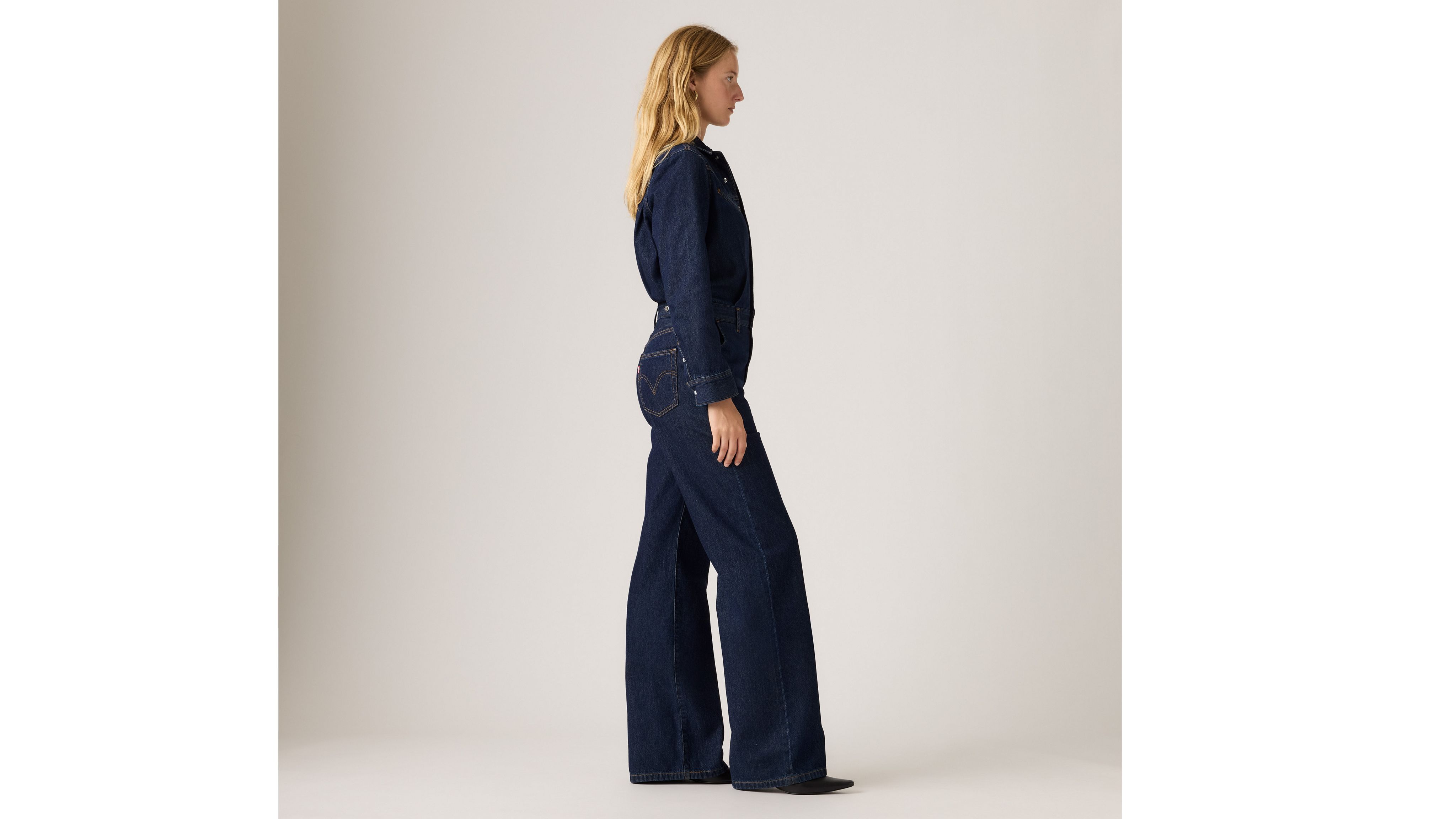 Rinoa lightweight jumpsuit med vida ben 3