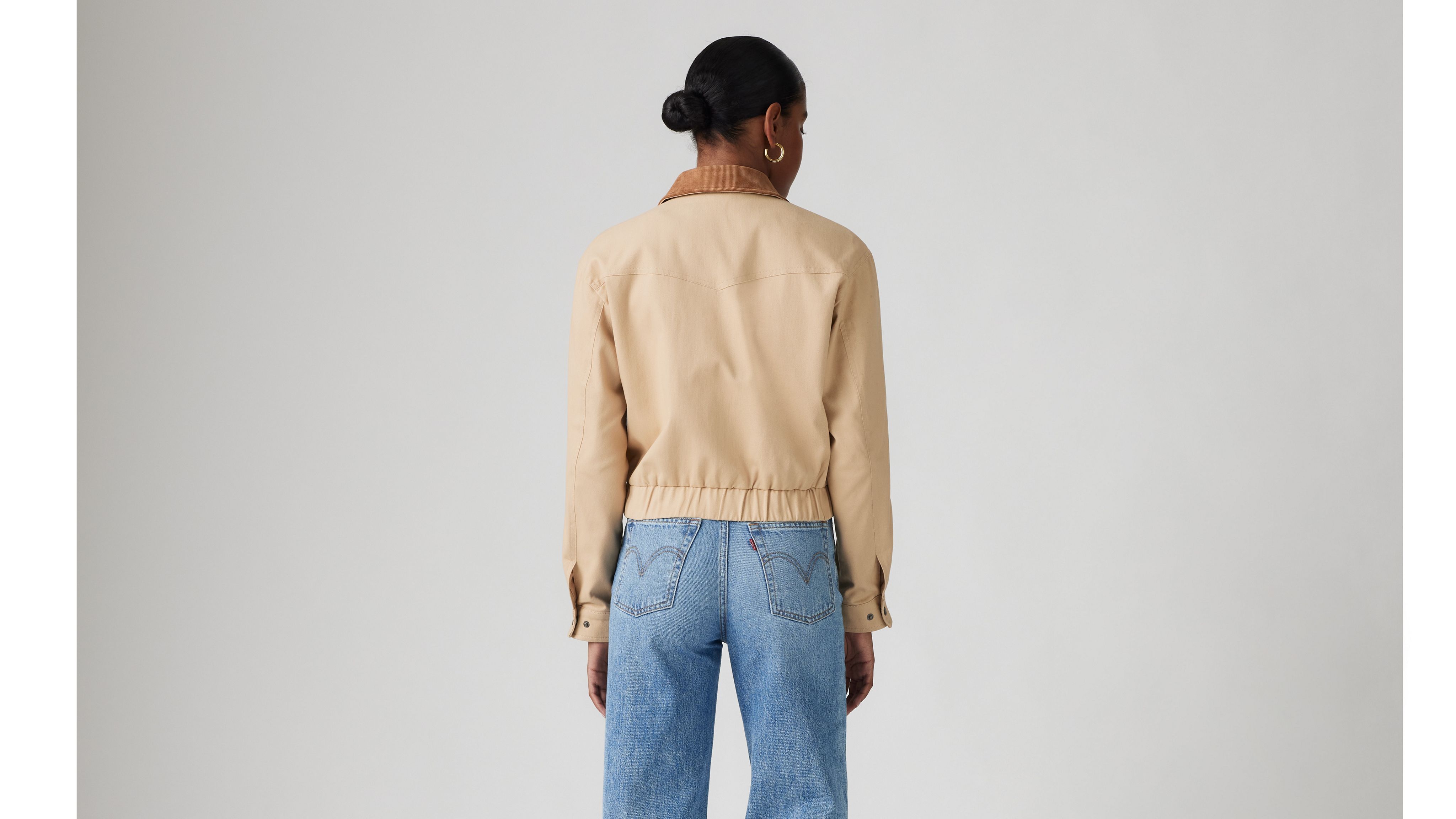 Levi's Laydown Collar Jacket In Black