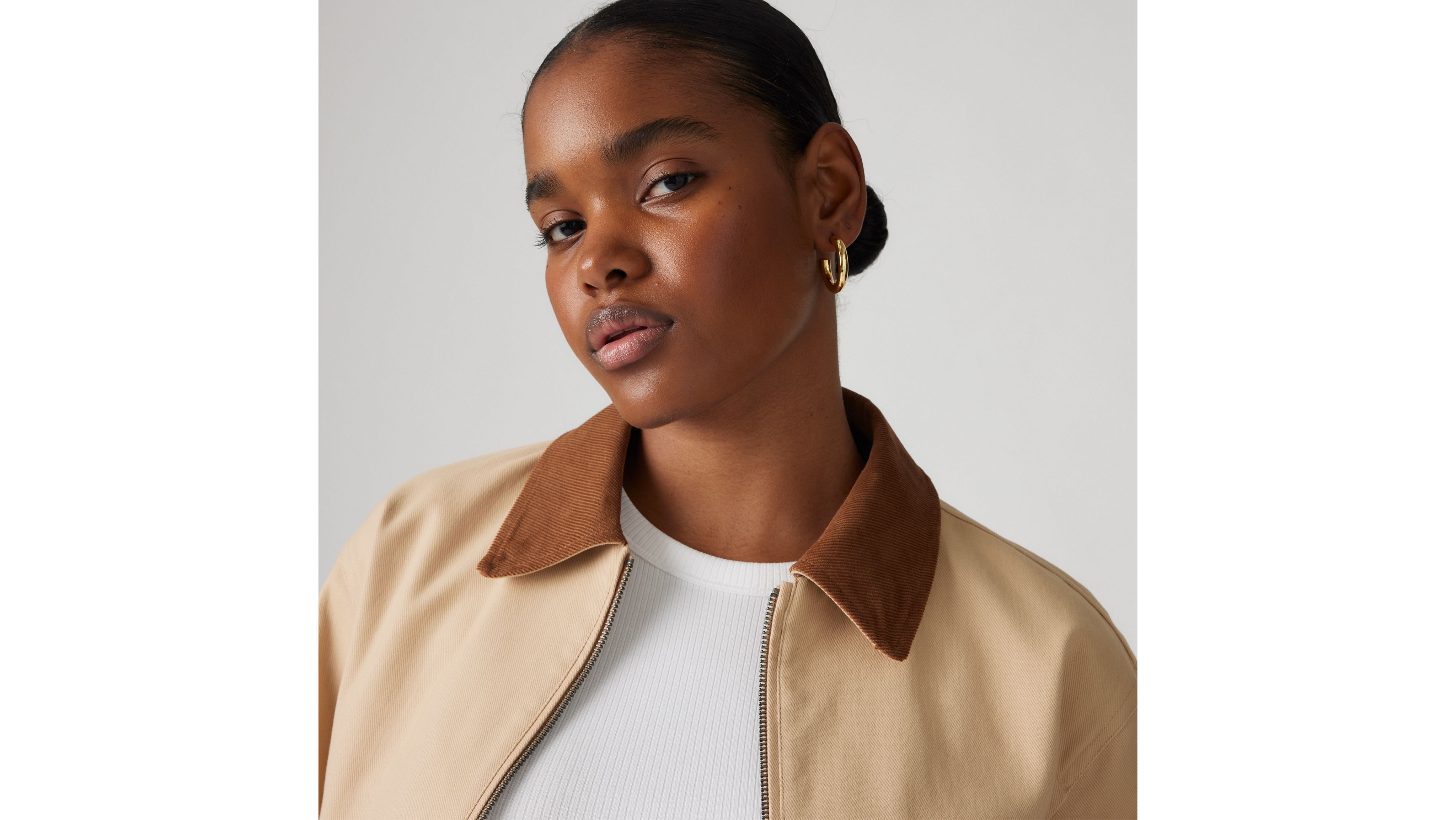Levi's Laydown Collar Jacket In Black
