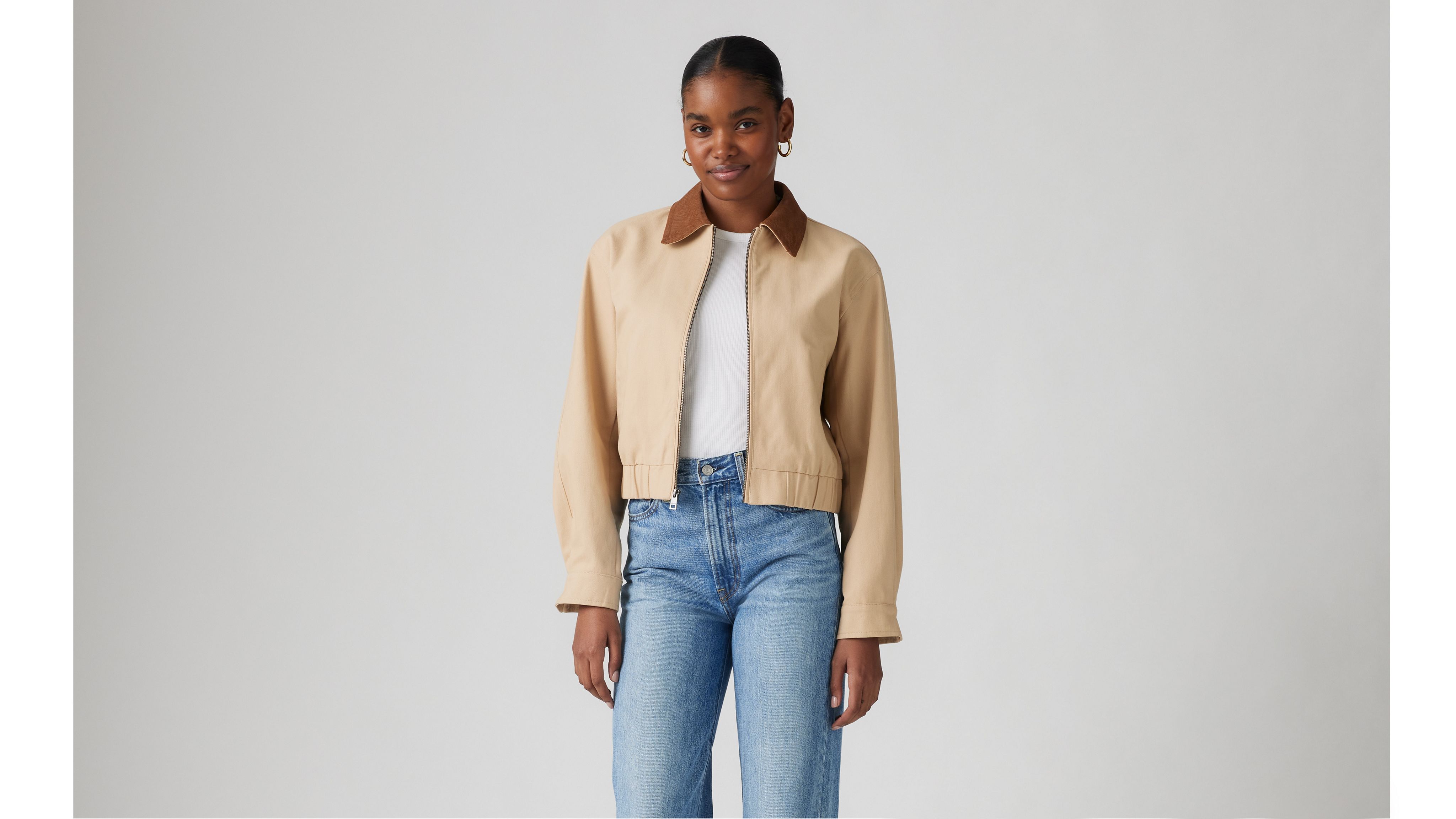 Levi's Laydown Collar Jacket In Black