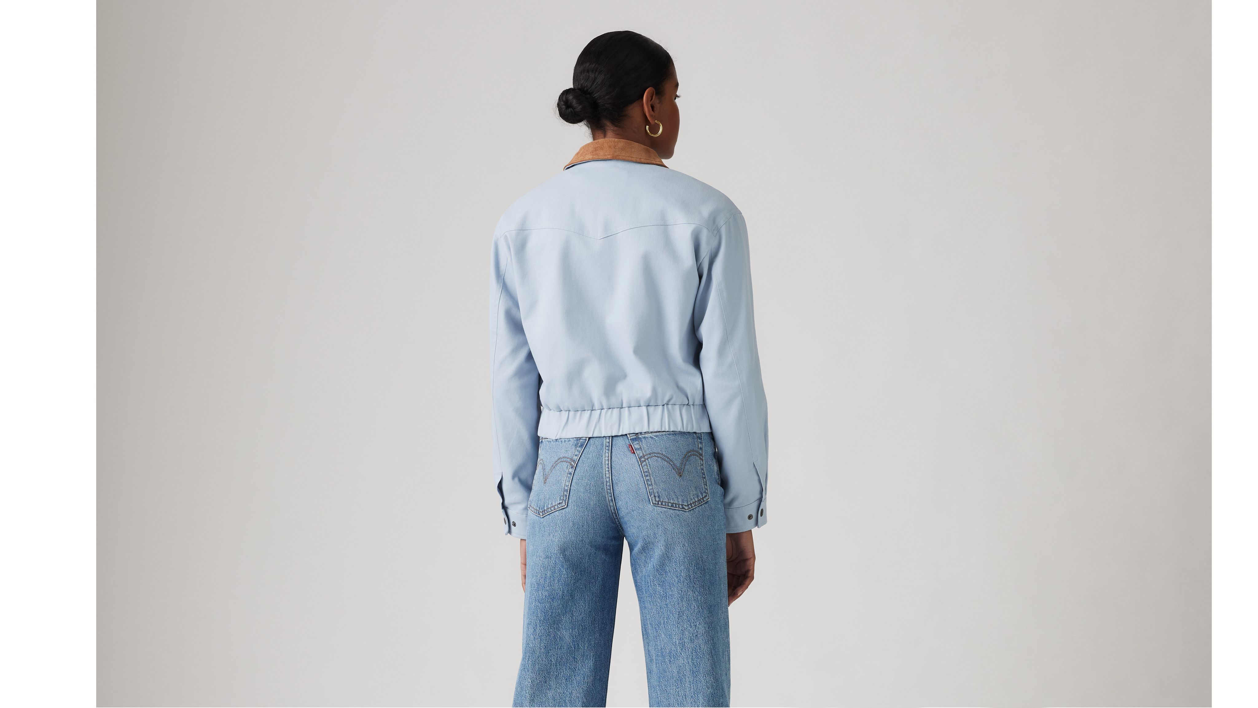 Levi's Laydown Collar Jacket In Black