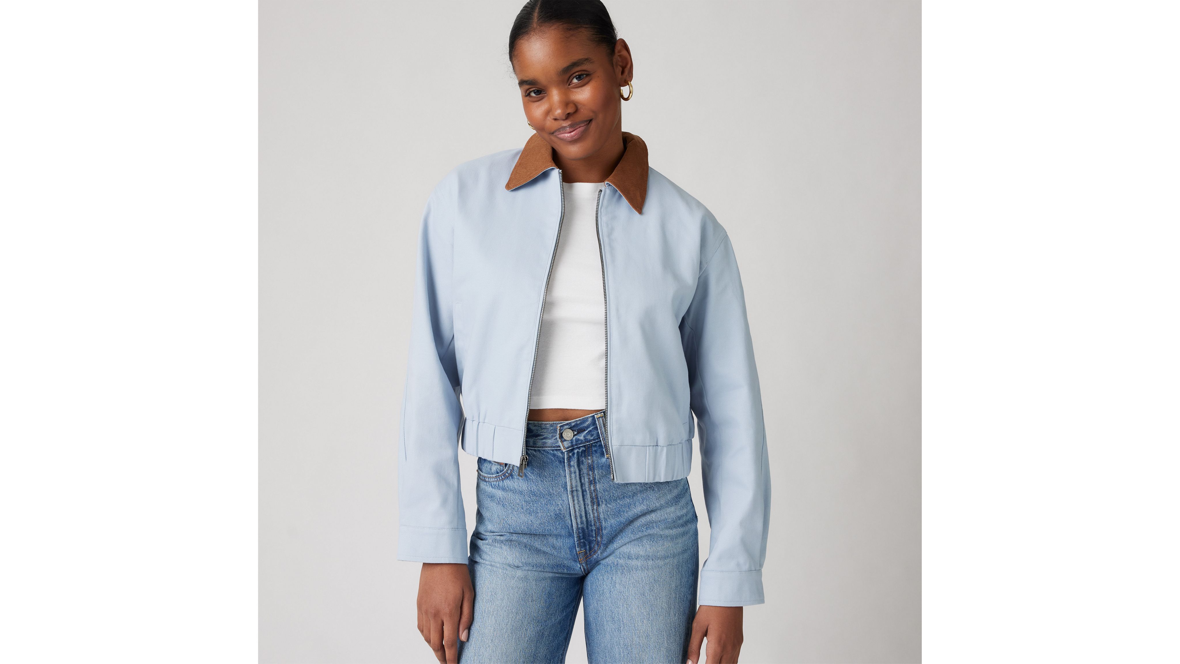 Levi's Laydown Collar Jacket In Black