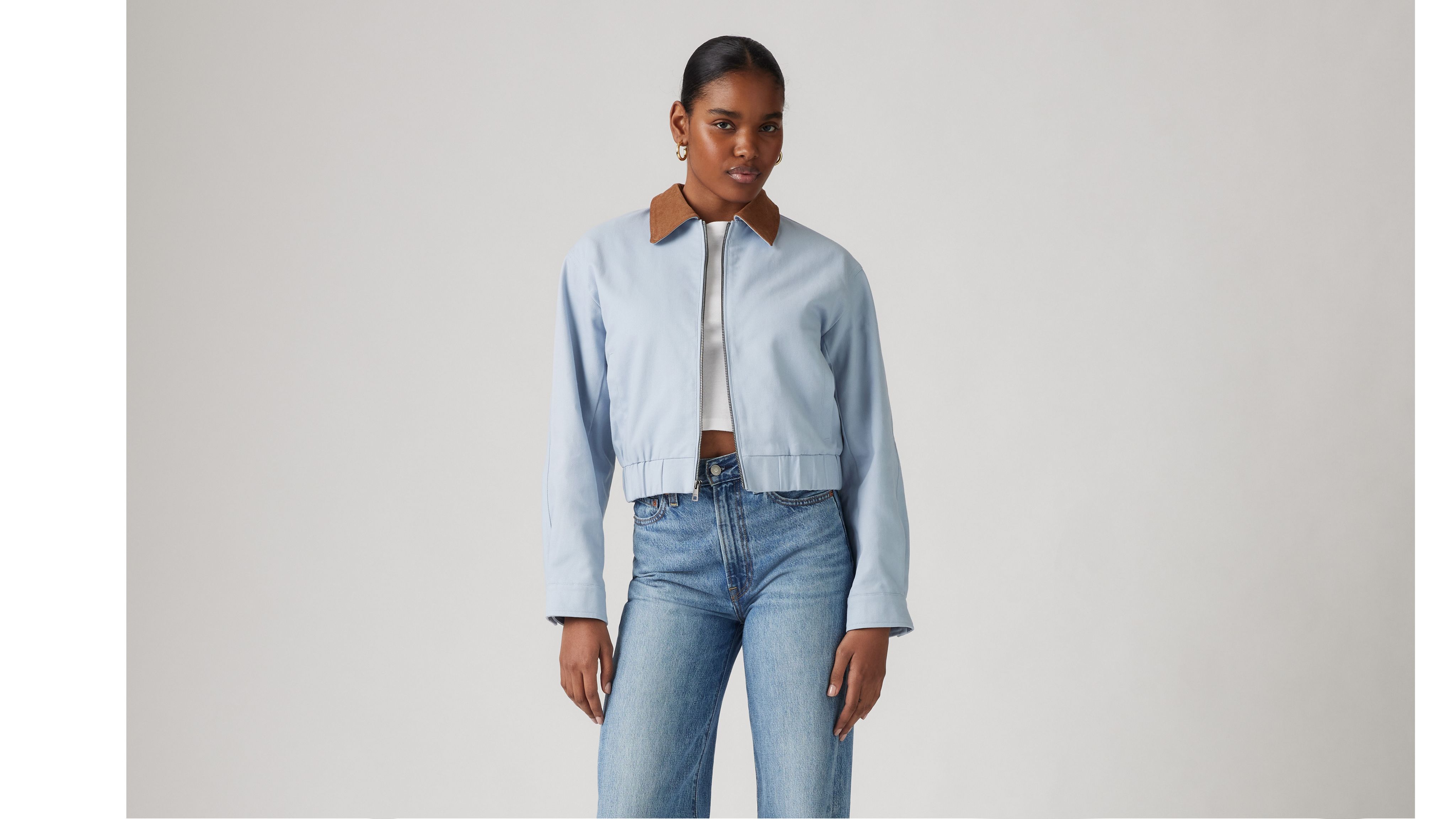 Levi's Laydown Collar Jacket In Black