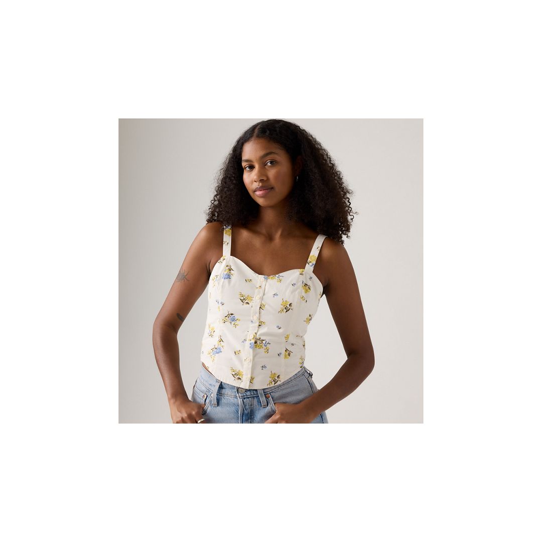 Levi's Adore Bustier Top In Multi