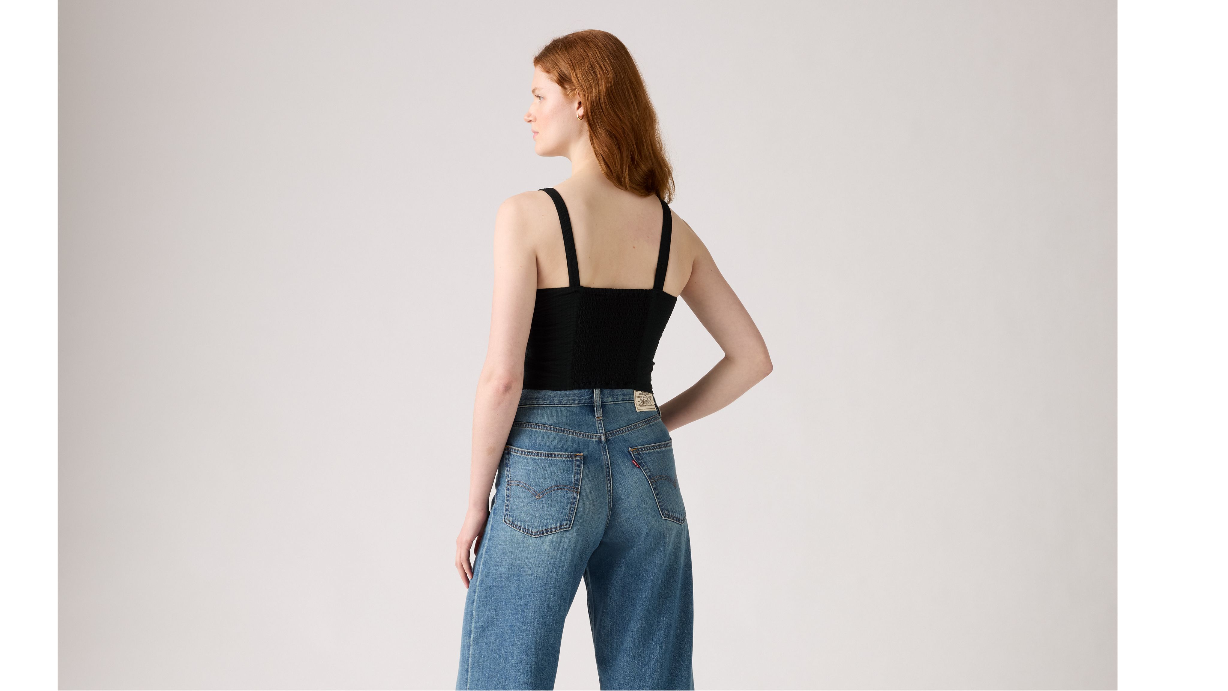 Levi's Adore Bustier Top In Black