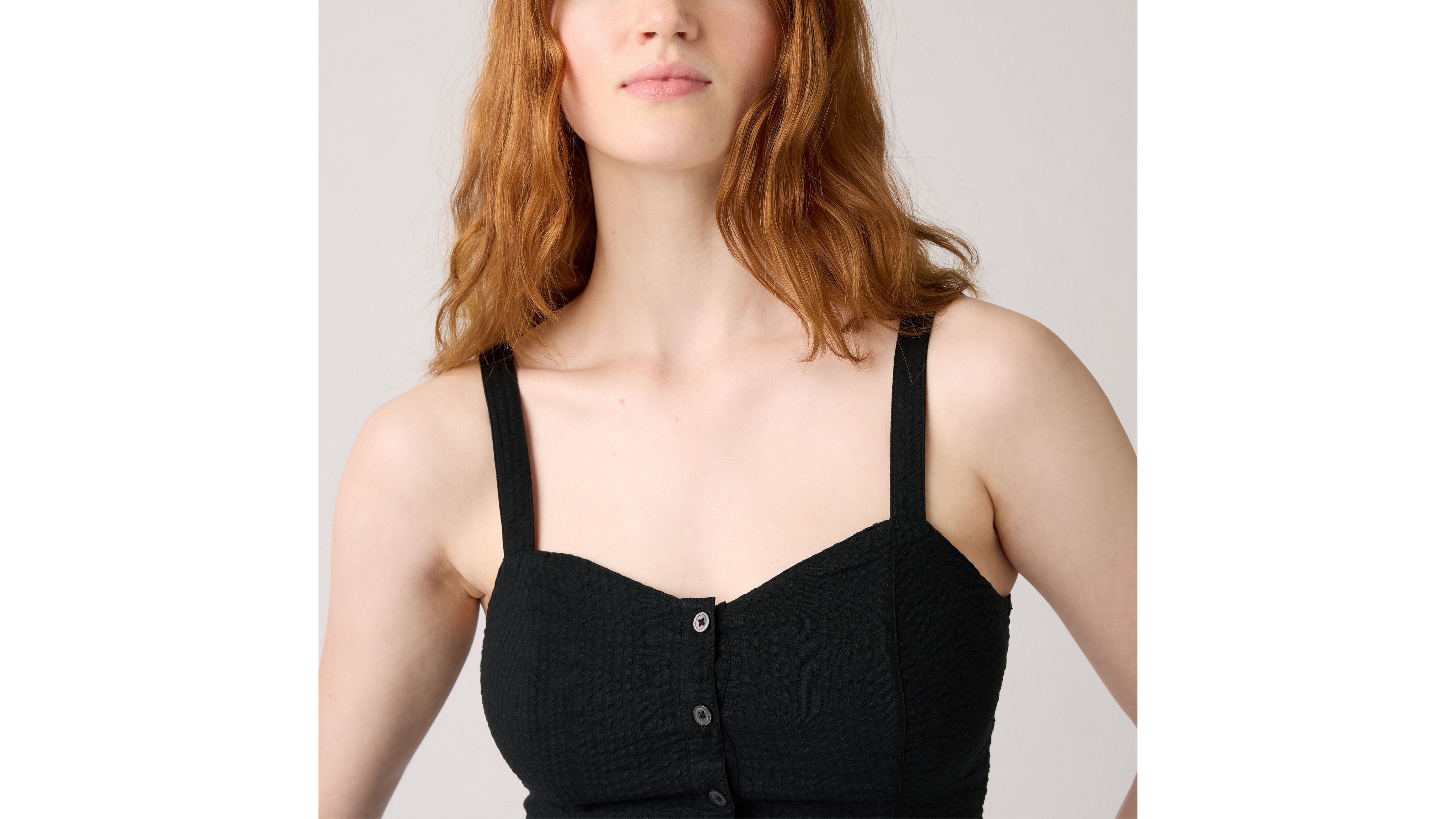 Levi's Adore Bustier Top In Black