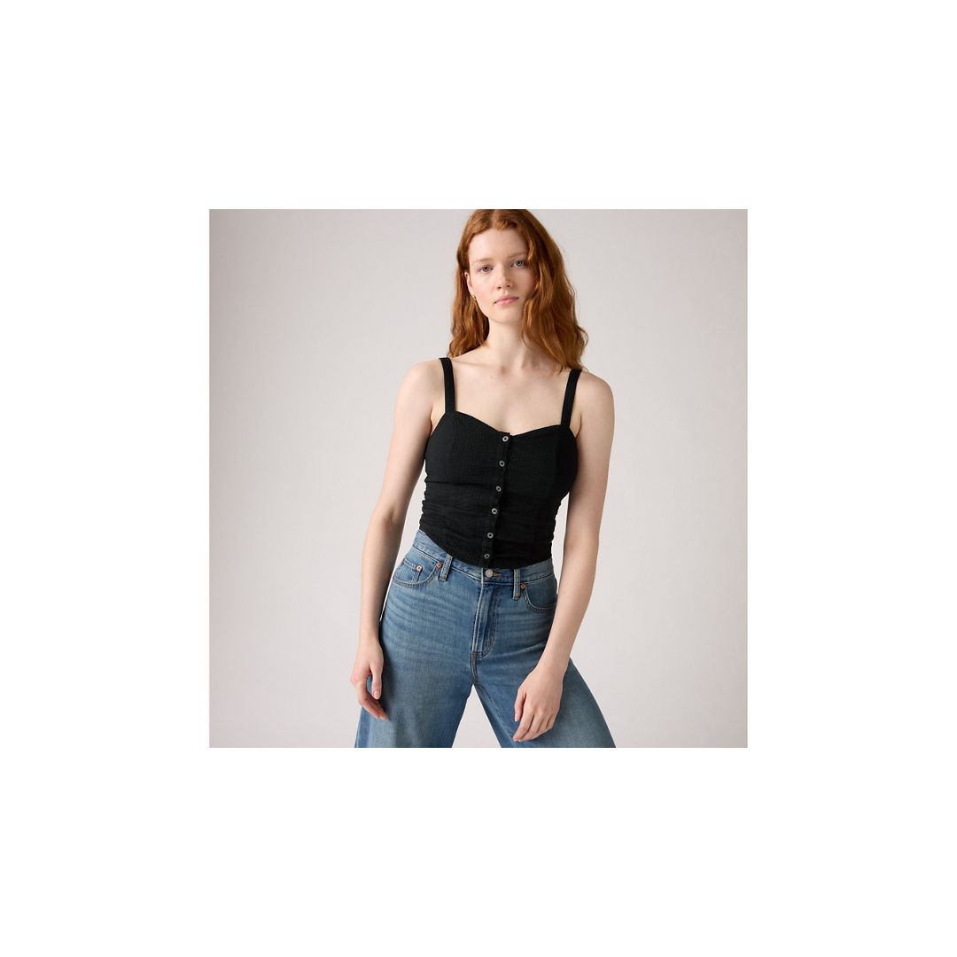 Levi's Adore Bustier Top In Black