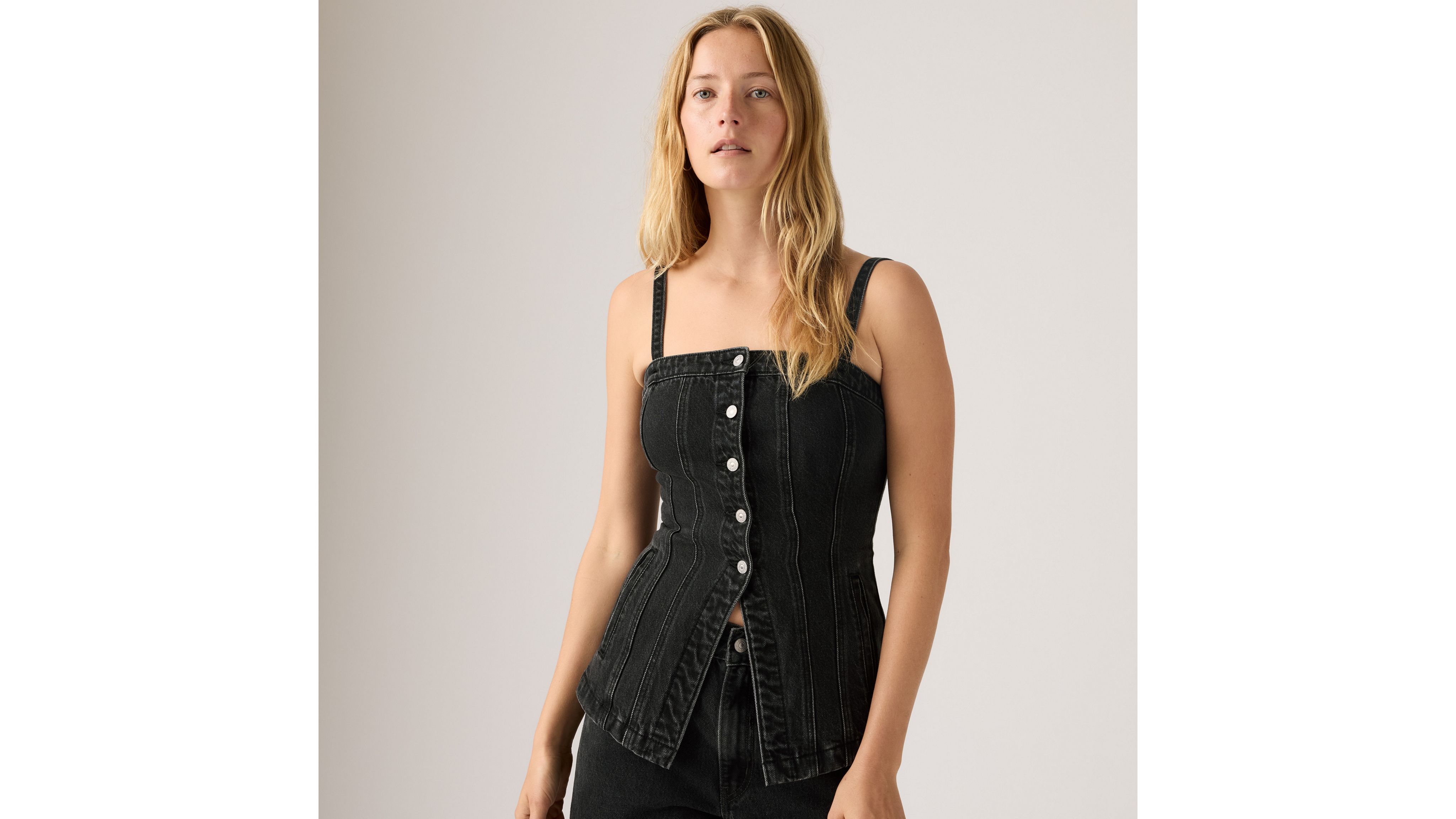 トップス tgor Cable bustier BLACK トップス tgor Cable bustier BLACK tgor Cable bustier BLACK
