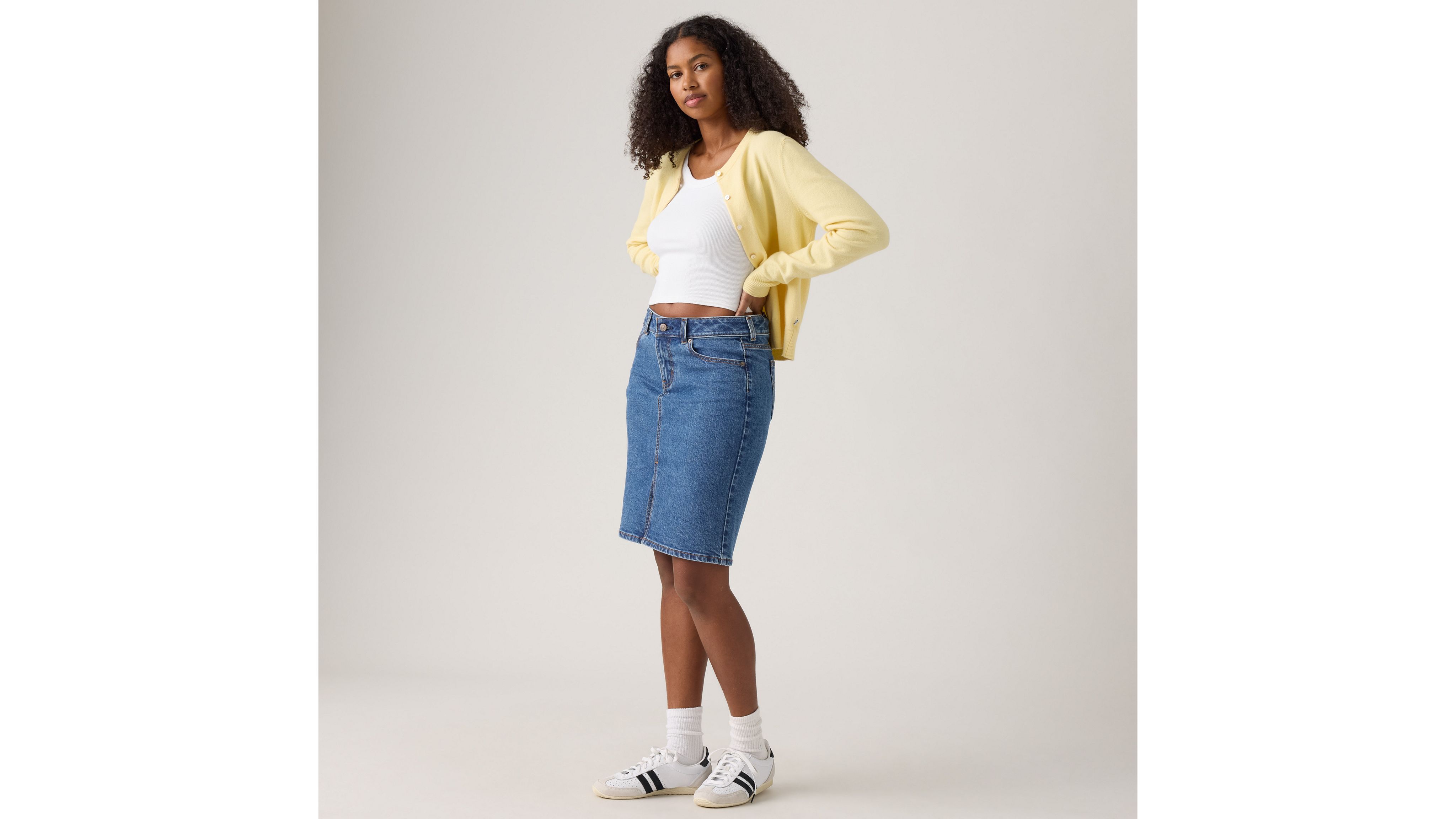 Low Midi Skirt - Blue | Levi's® XK