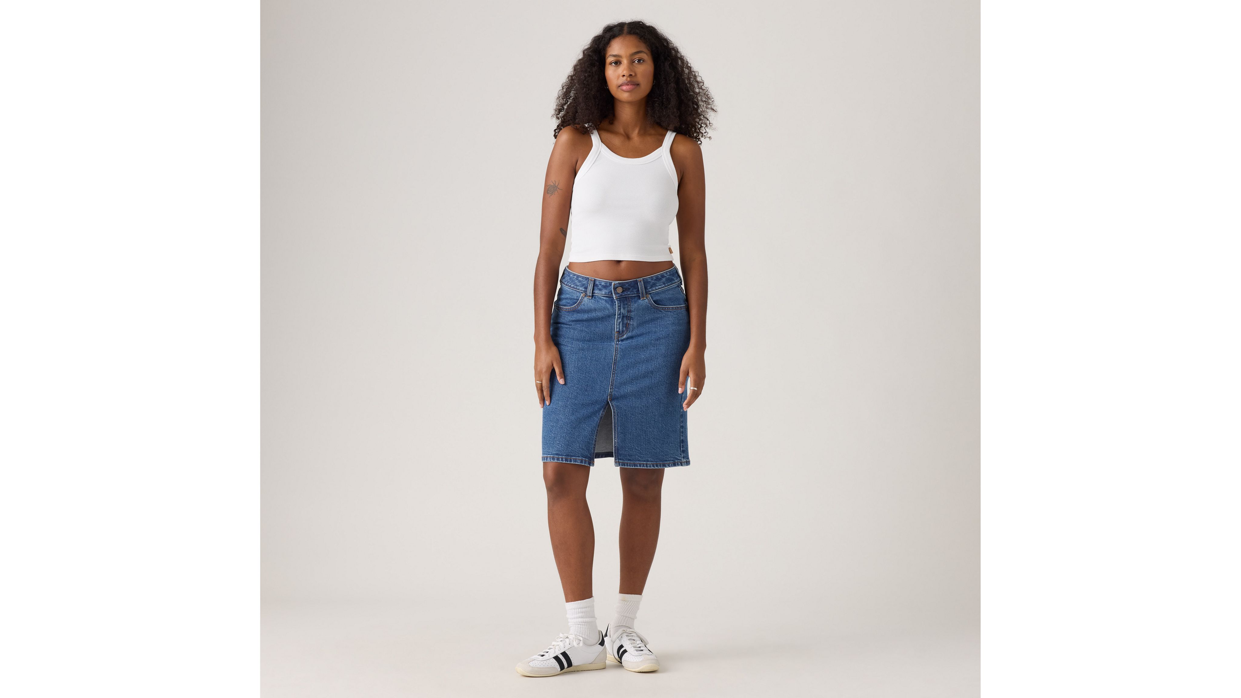 Low Midi Skirt