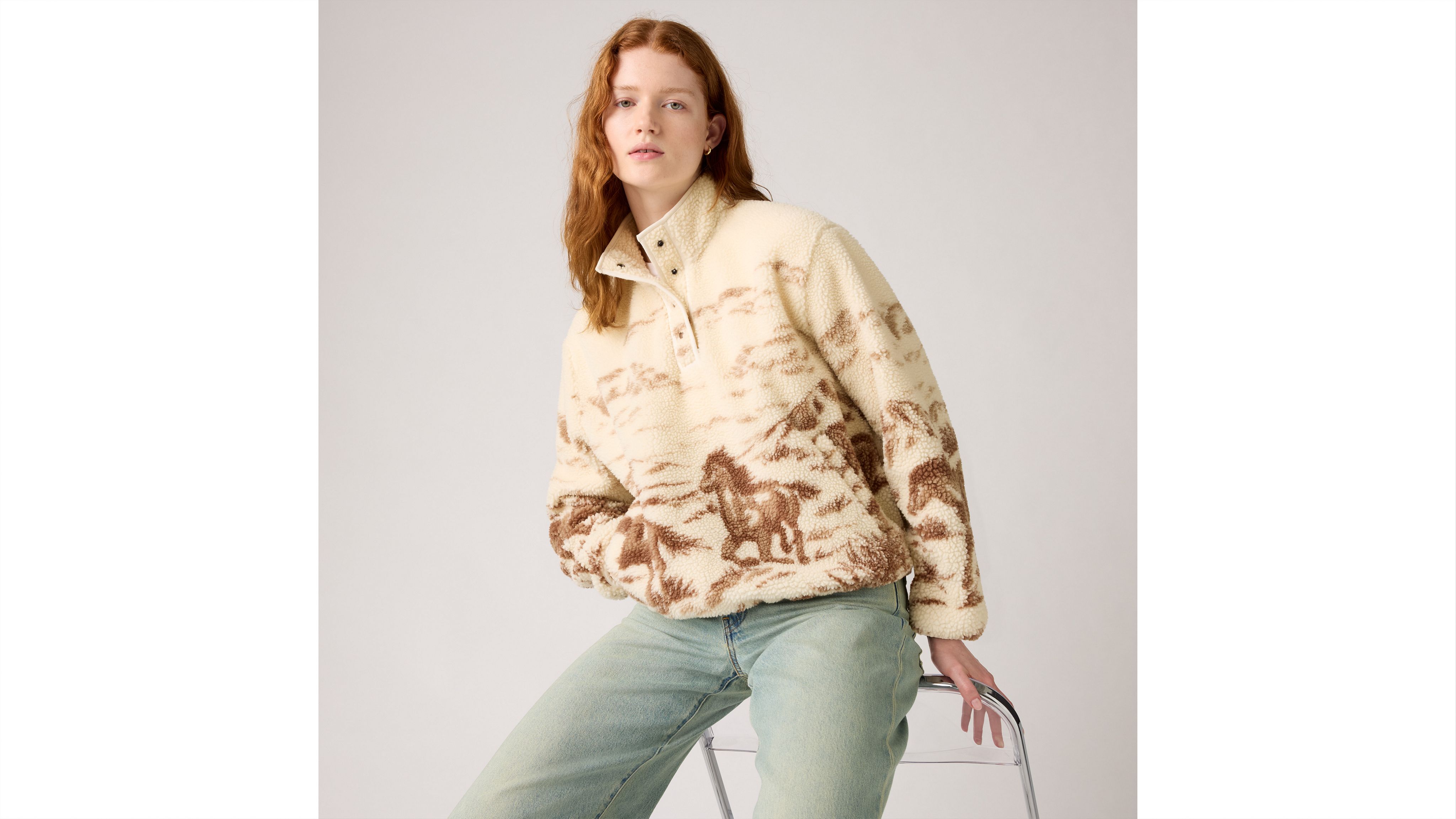 Kasey Sherpa Pullover 1