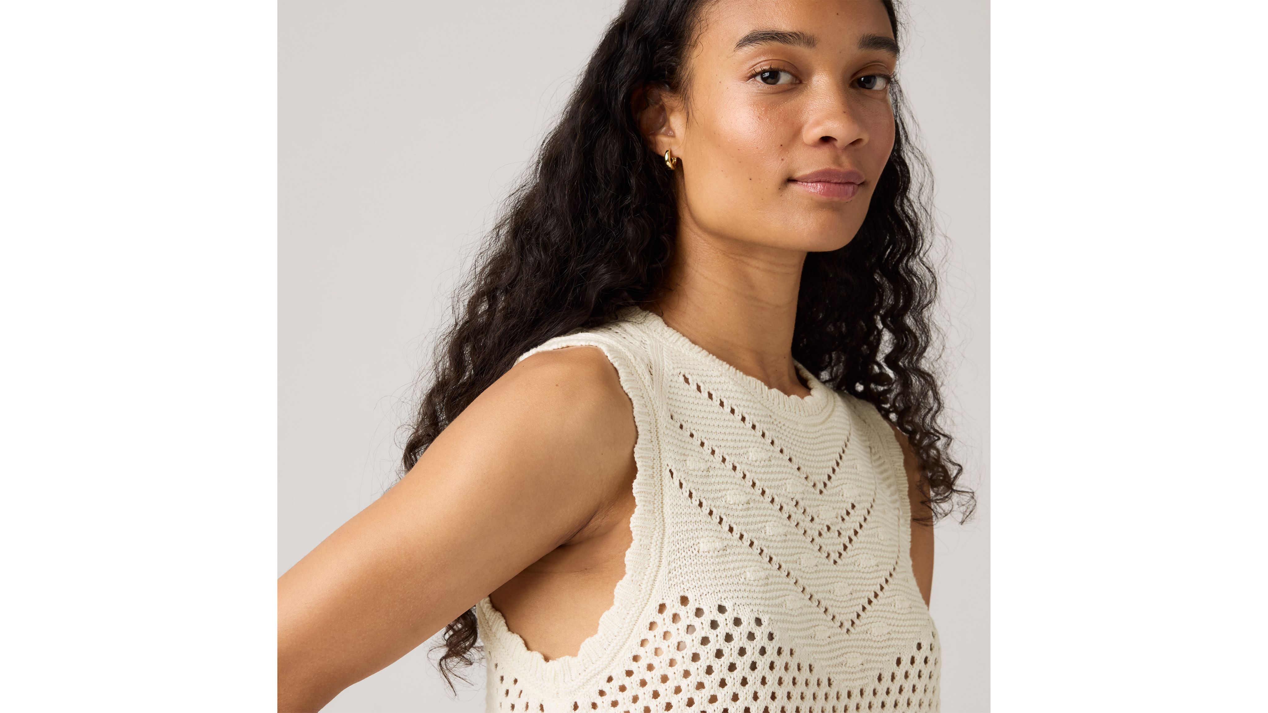 Adrienne Crochet Tank