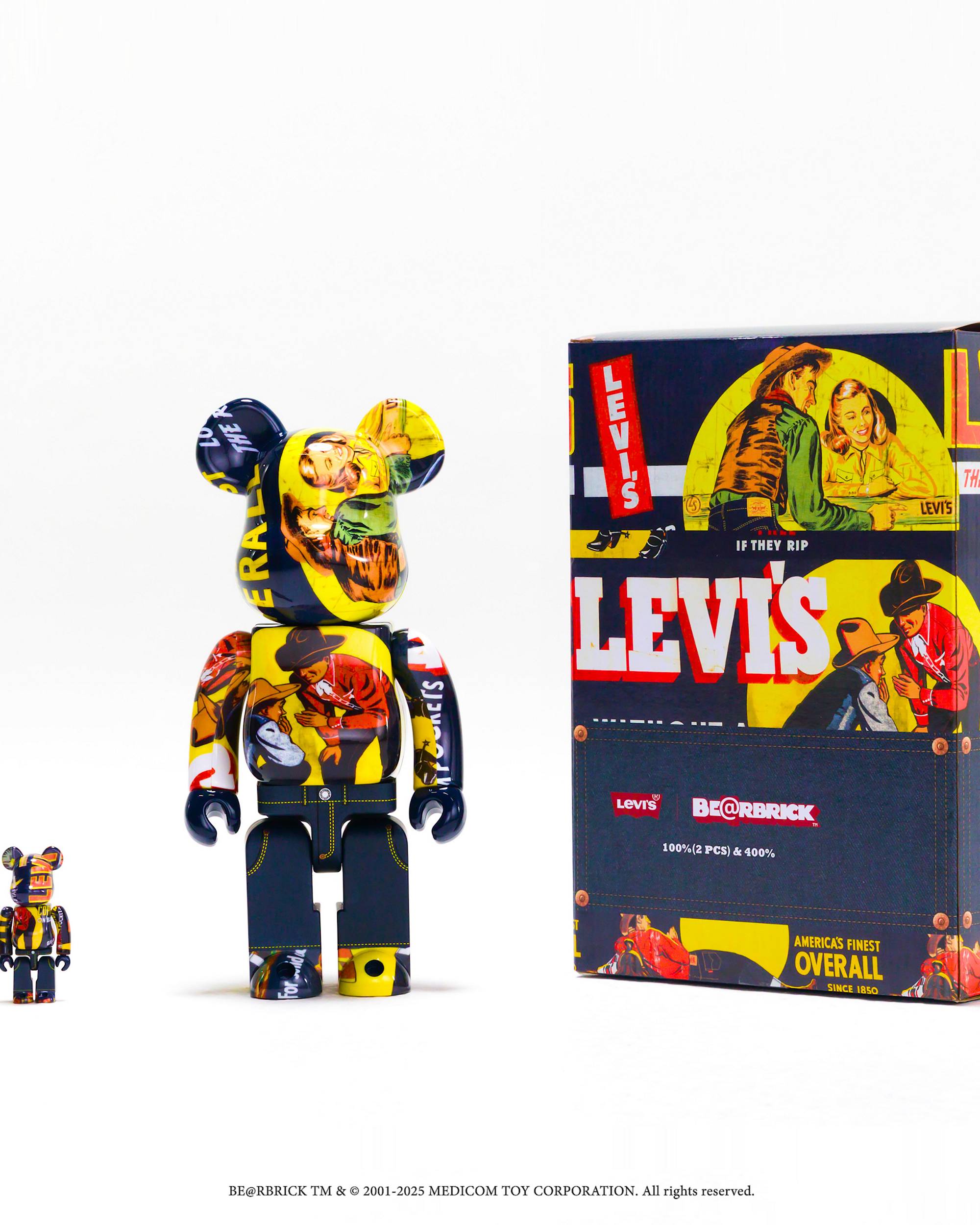 Levi's® X Be@rbrick 100% & 400% - Multi-color | Levi's® US Levi's® X Be@rbrick 100% & 400% - Multi-color | Levi's® US