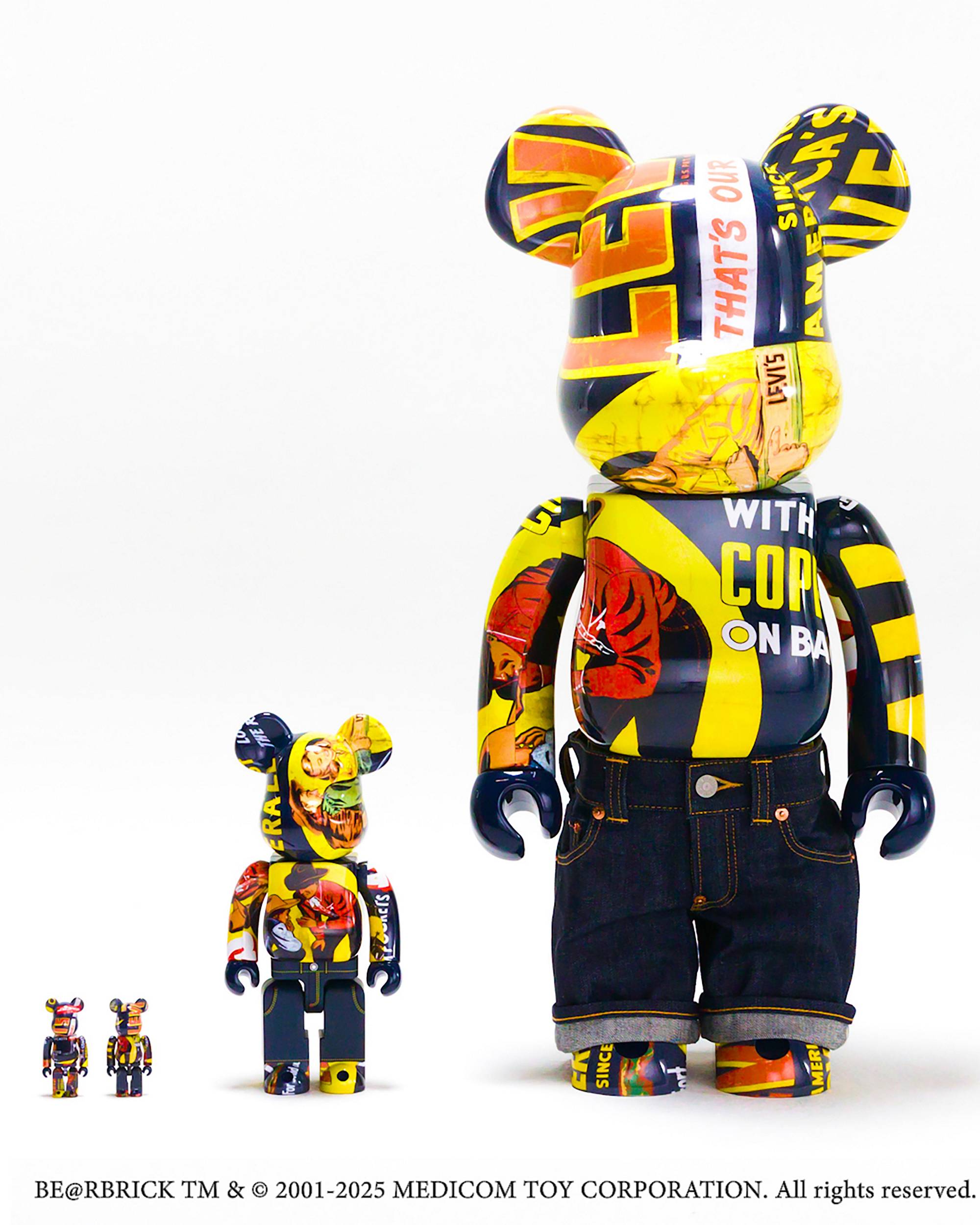 Levi's® X Be@rbrick 100% & 400% - Multi-color | Levi's® US Levi's® X Be@rbrick 100% & 400% - Multi-color | Levi's® US