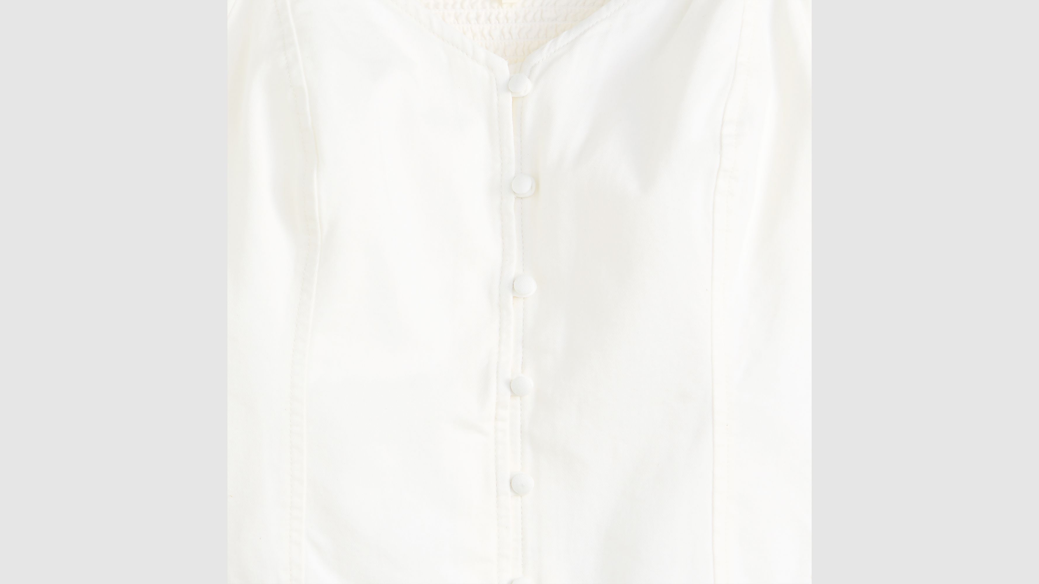 Kierra Short-Sleeve Denim Blouse