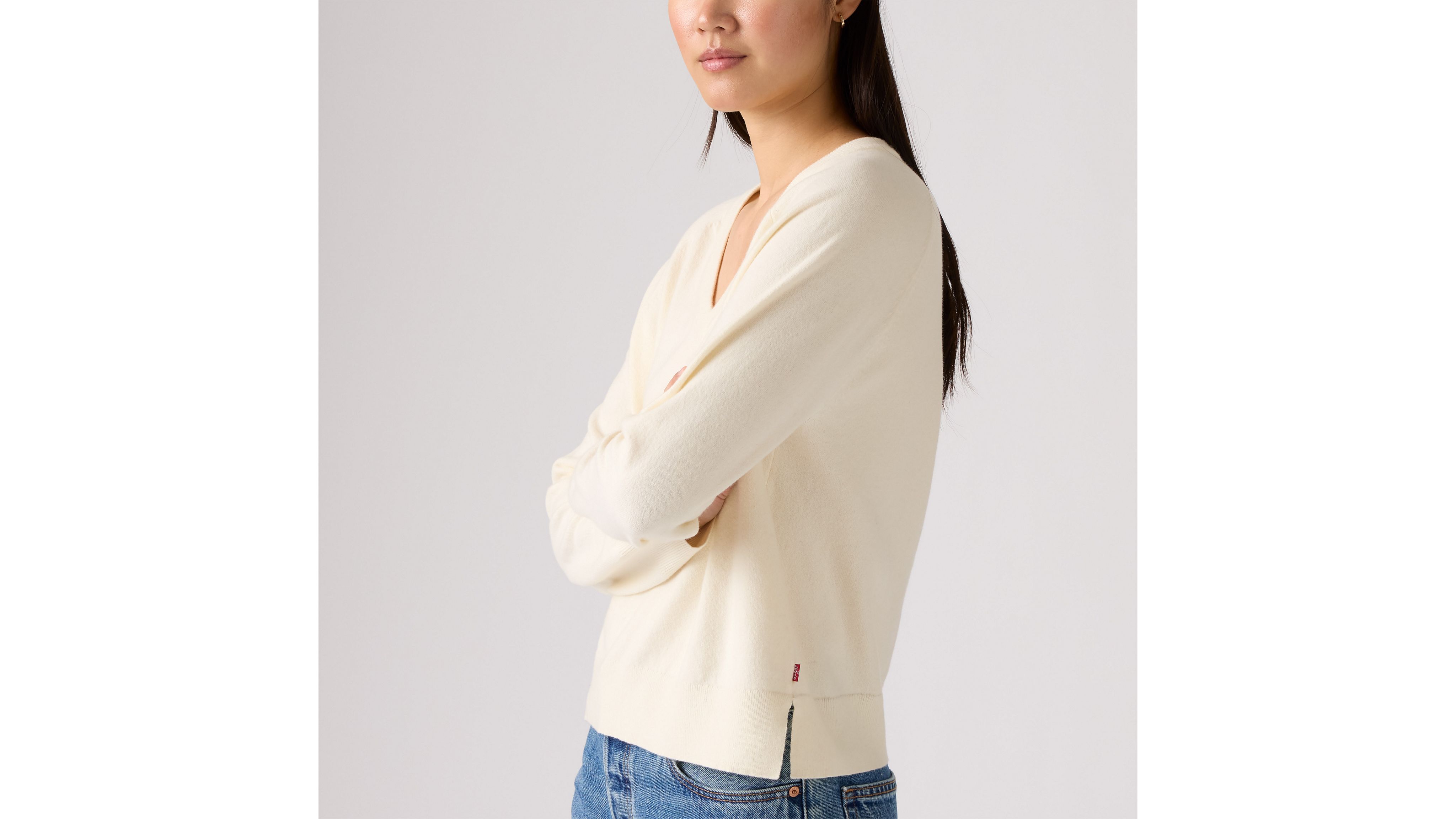 Superweicher Pullover mit V-Ausschnitt 4