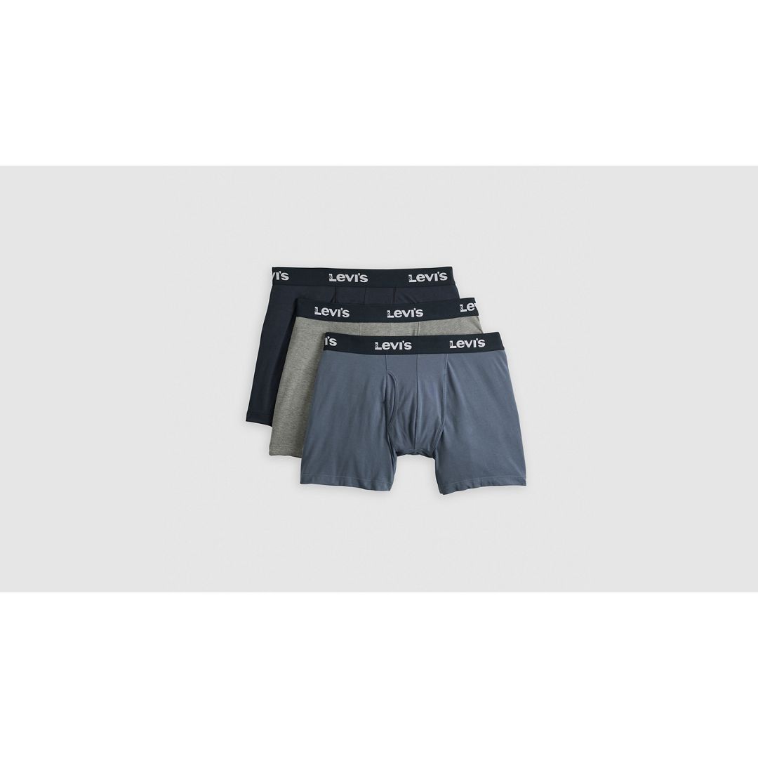 Levi's Solid Basic Boxer Briefs In Multi