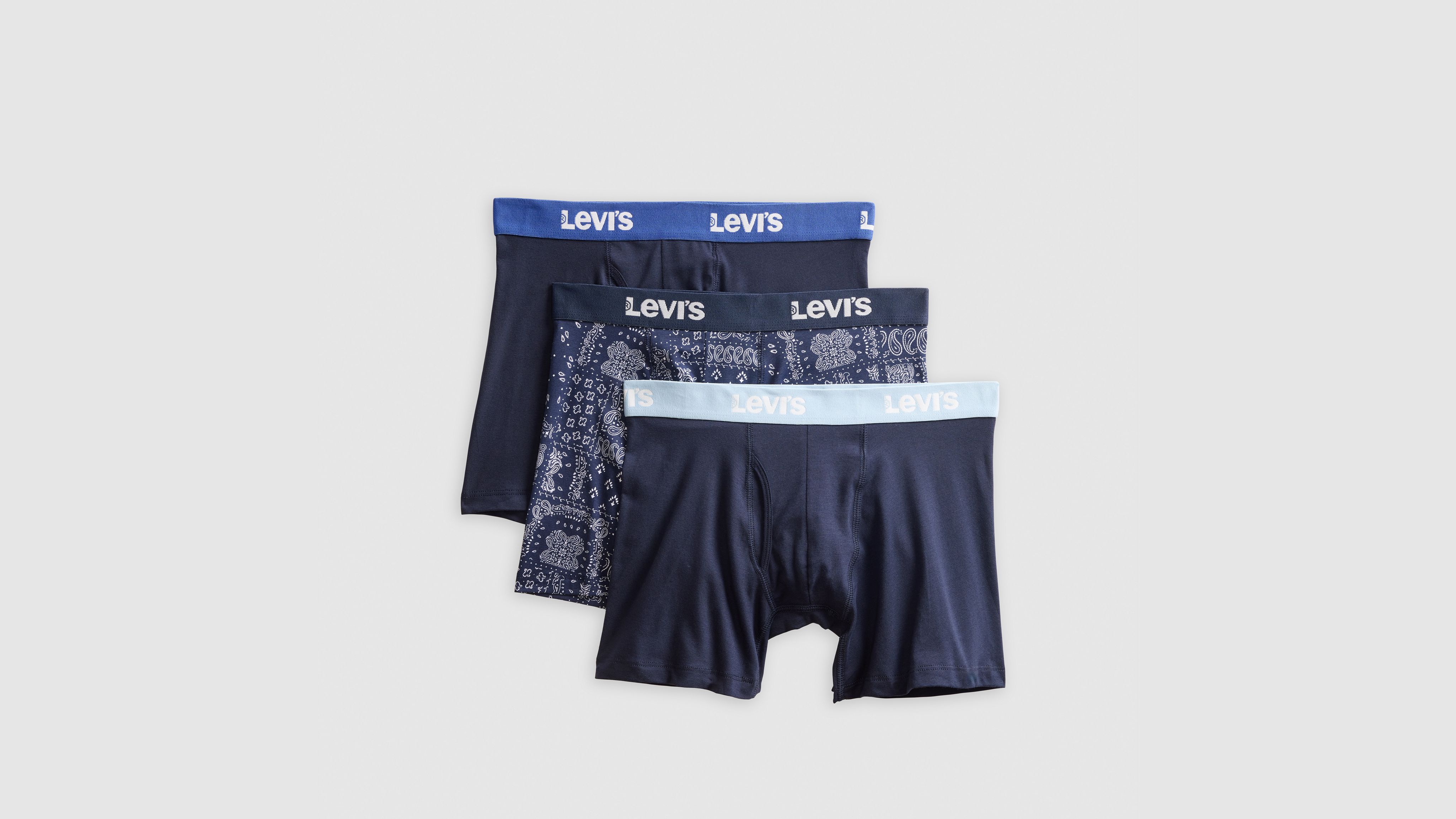下着・アンダーウェア Bandana Boxer Briefs Bandana Boxer Brief (3-pack) - Blue | Levi's® US
