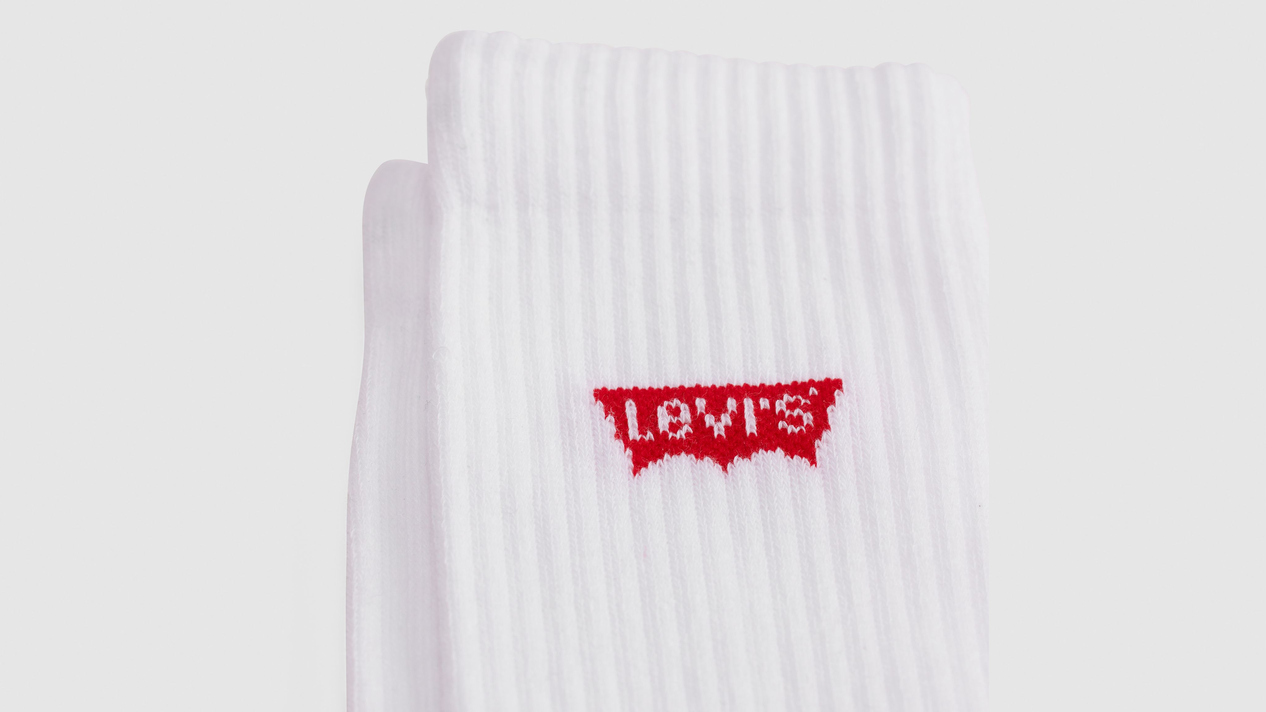 Levi's Regular Cut Socks (3-pack) In White