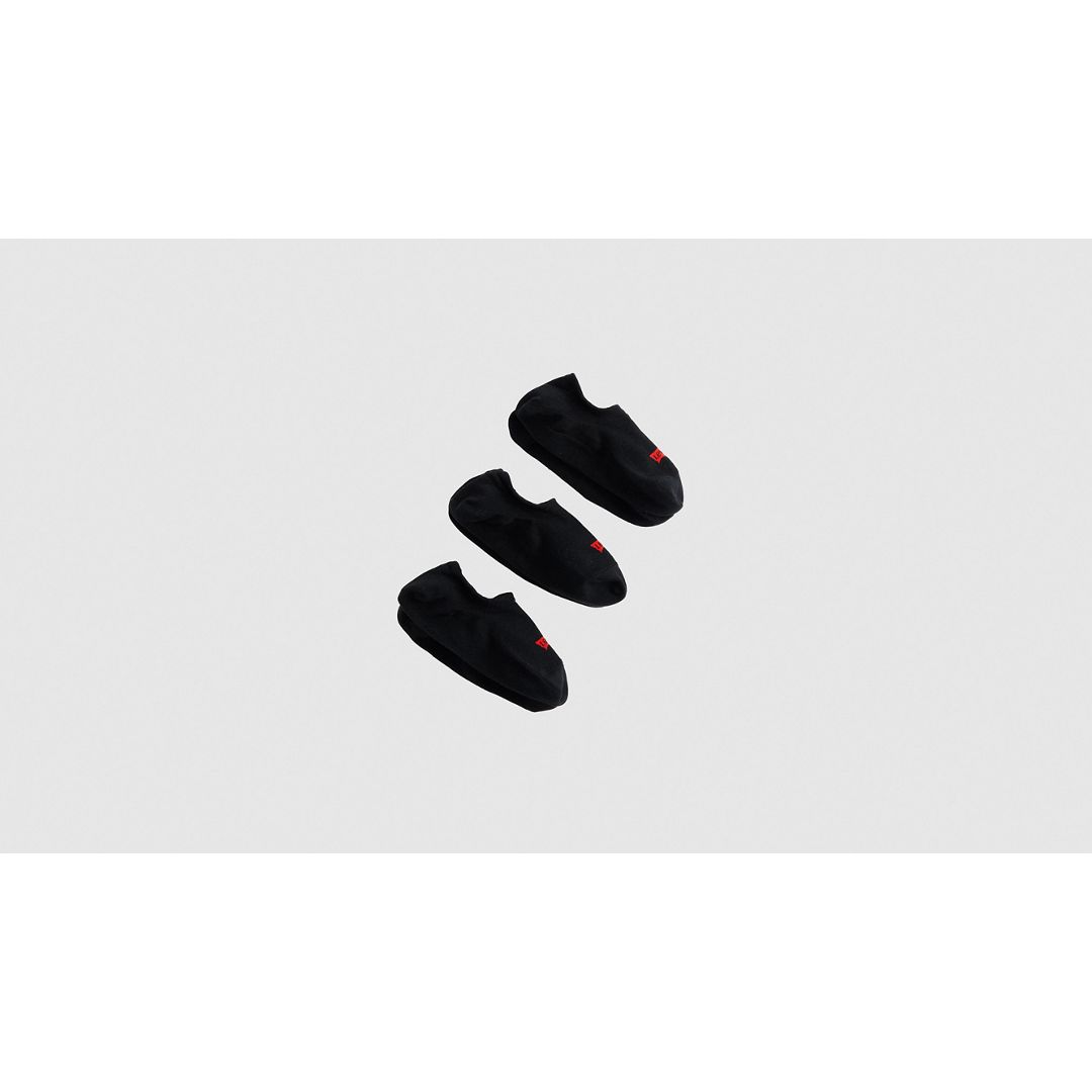 Levi's Footie Socks (3-pack) In Black