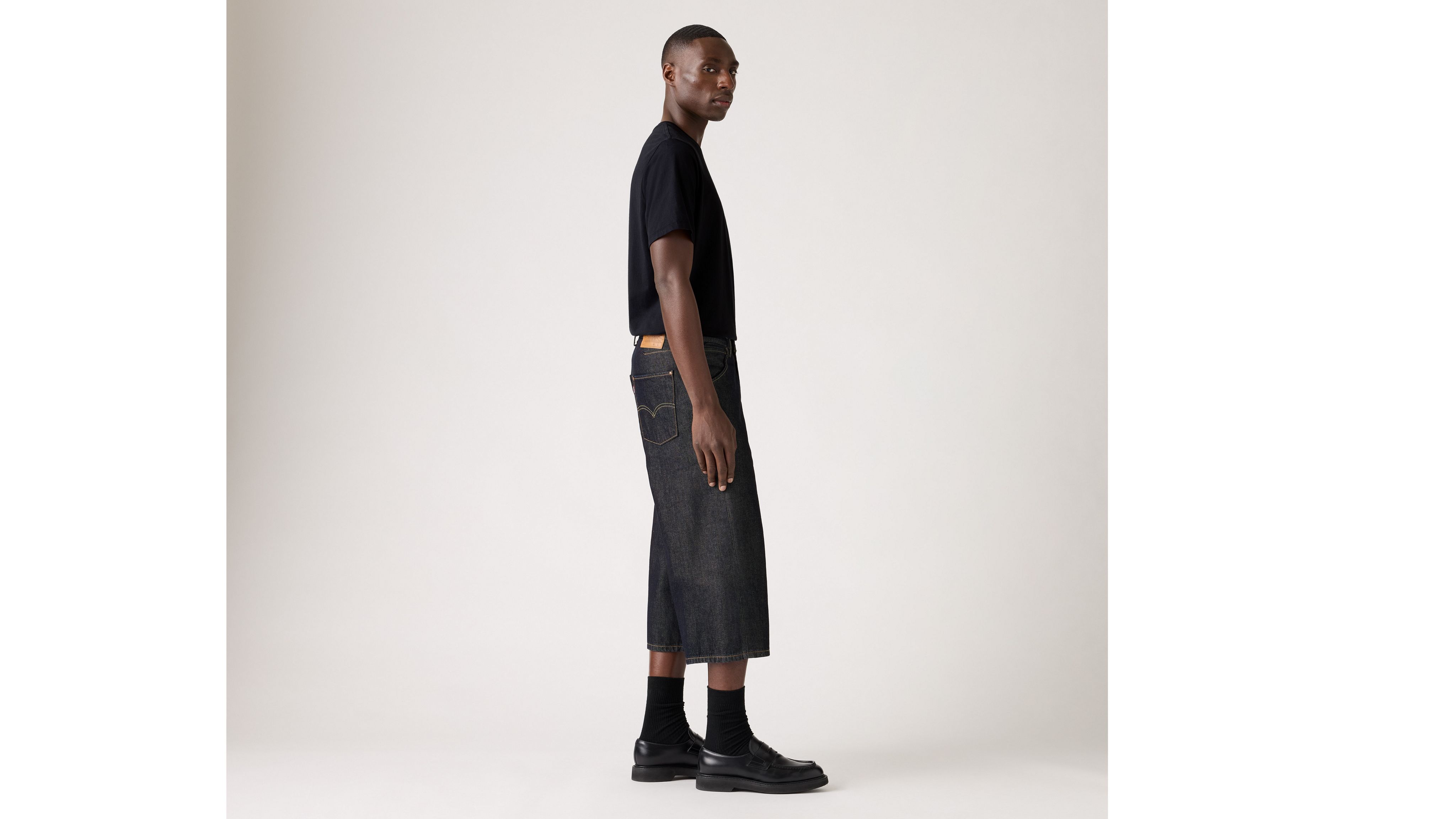 Twisted Baggy Capri Jeans 4