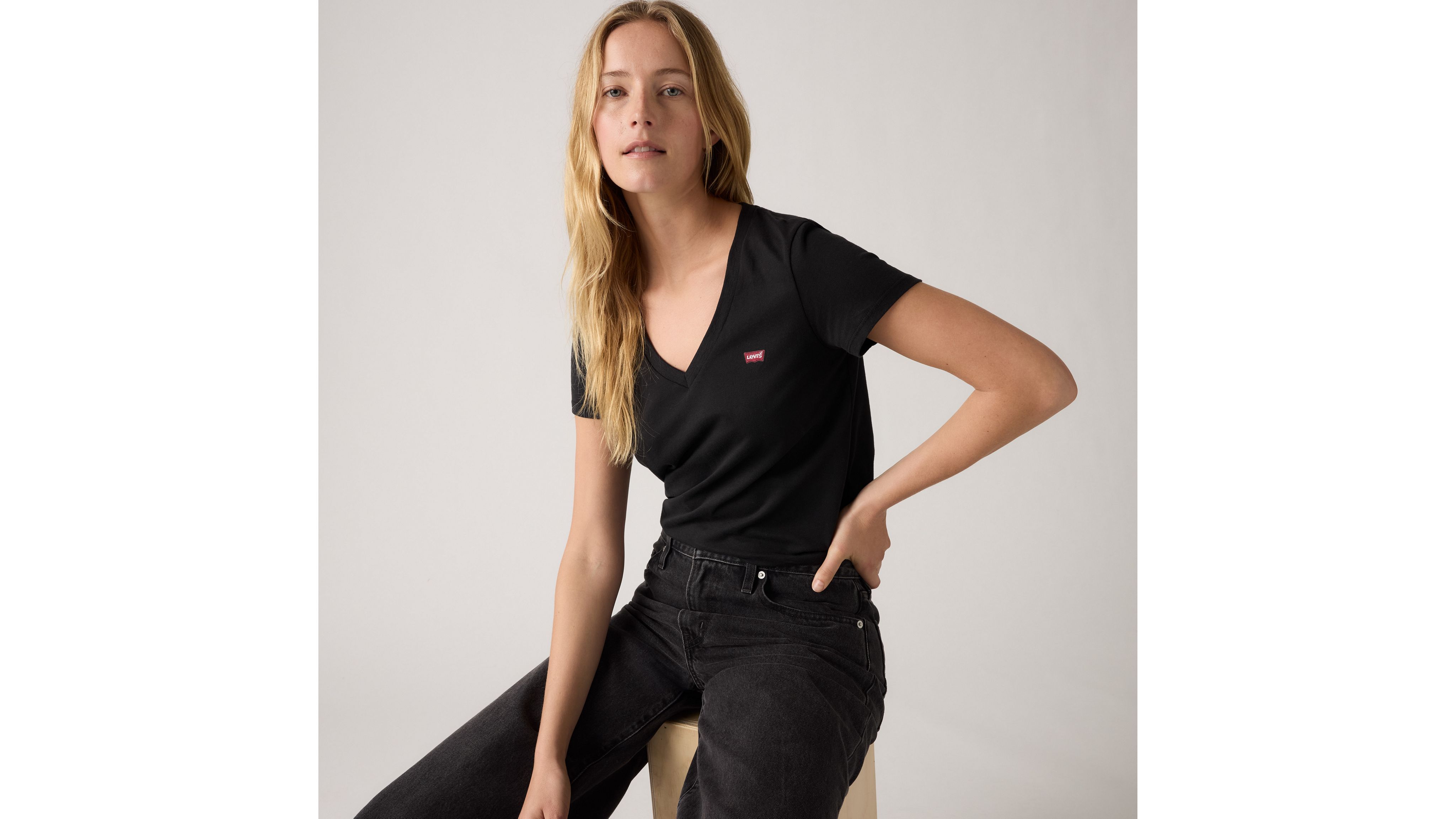 Perfect V-Neck Tee (2-Pack) 1