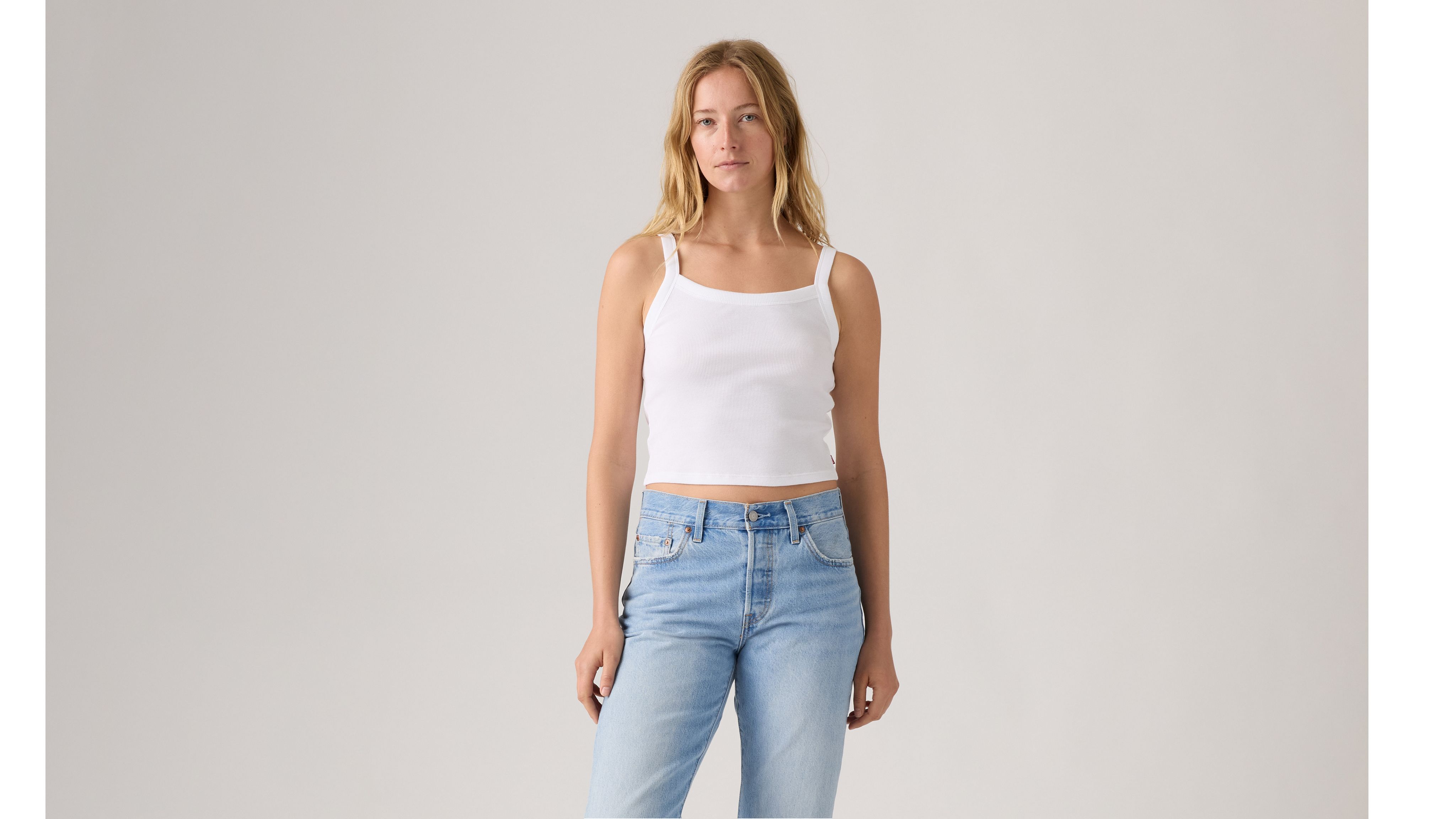 Sportliches geripptes Basic Tank Top 11