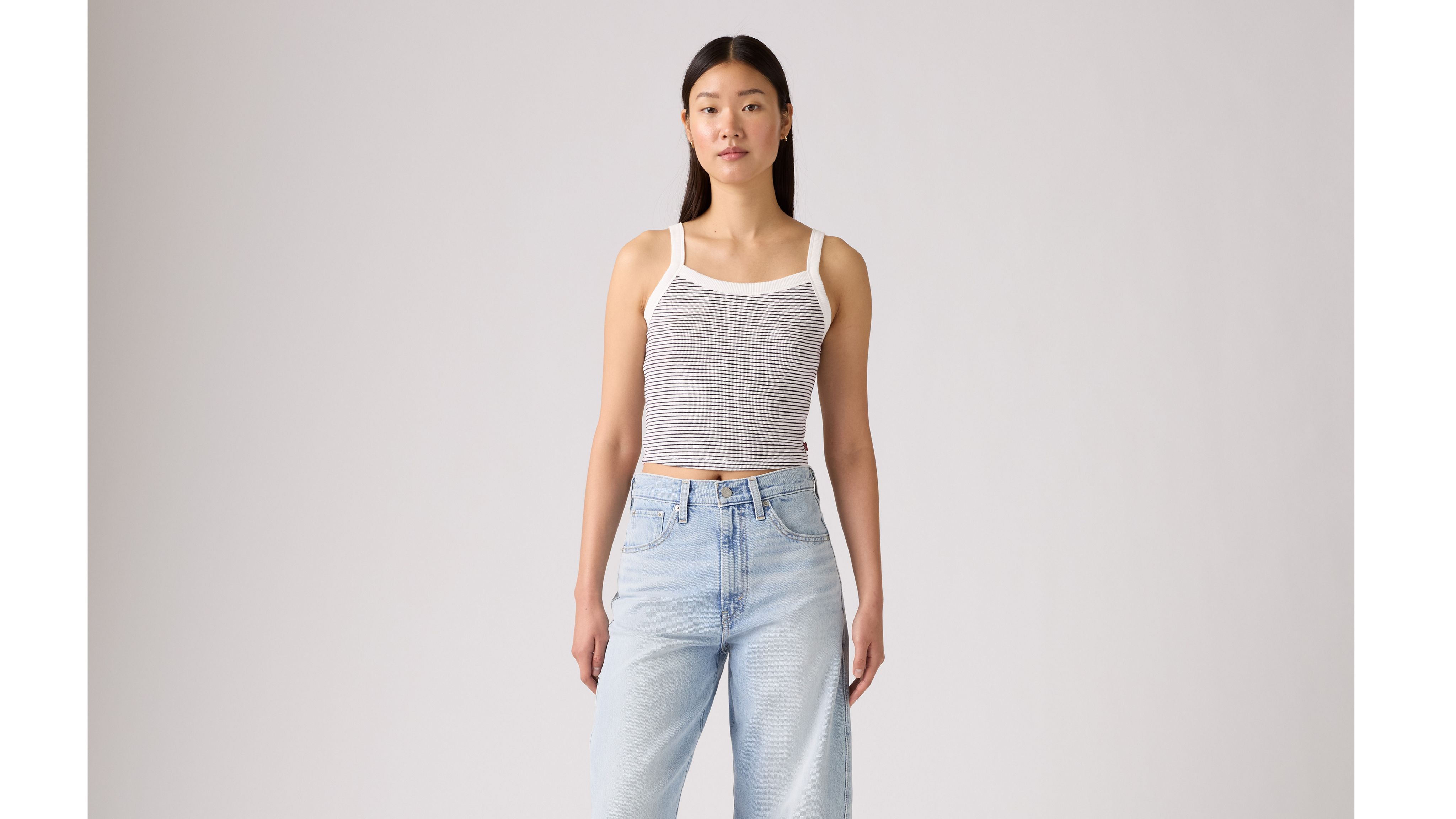 Sportliches geripptes Basic Tank Top 4