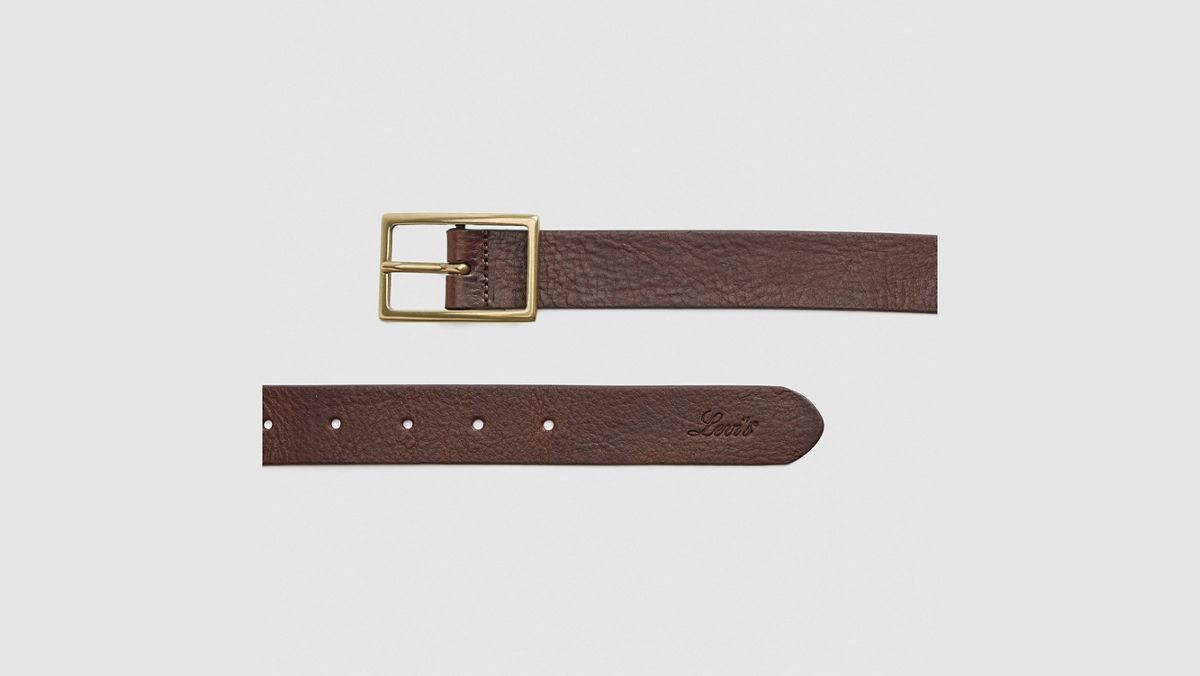 Women's Buckle Belt — Leather Brown - Brown