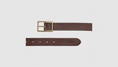 Women's Buckle Belt — Leather Brown - Brown 3