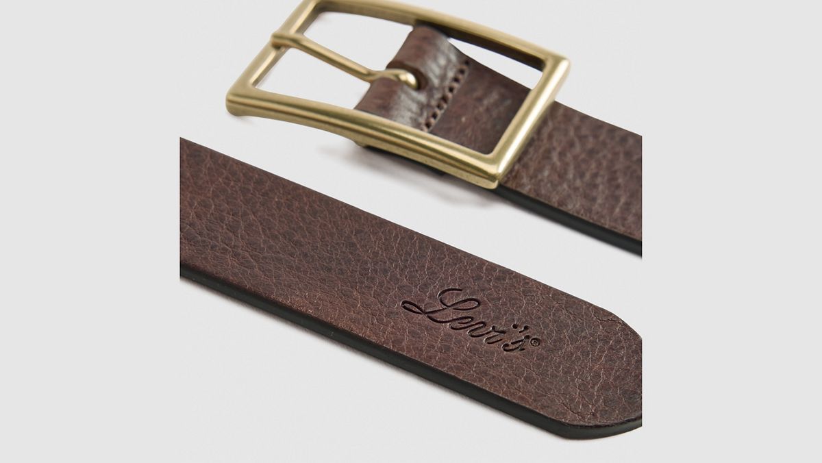Women's Buckle Belt — Leather Brown - Brown