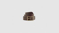 Women's Buckle Belt — Leather Brown - Brown 2