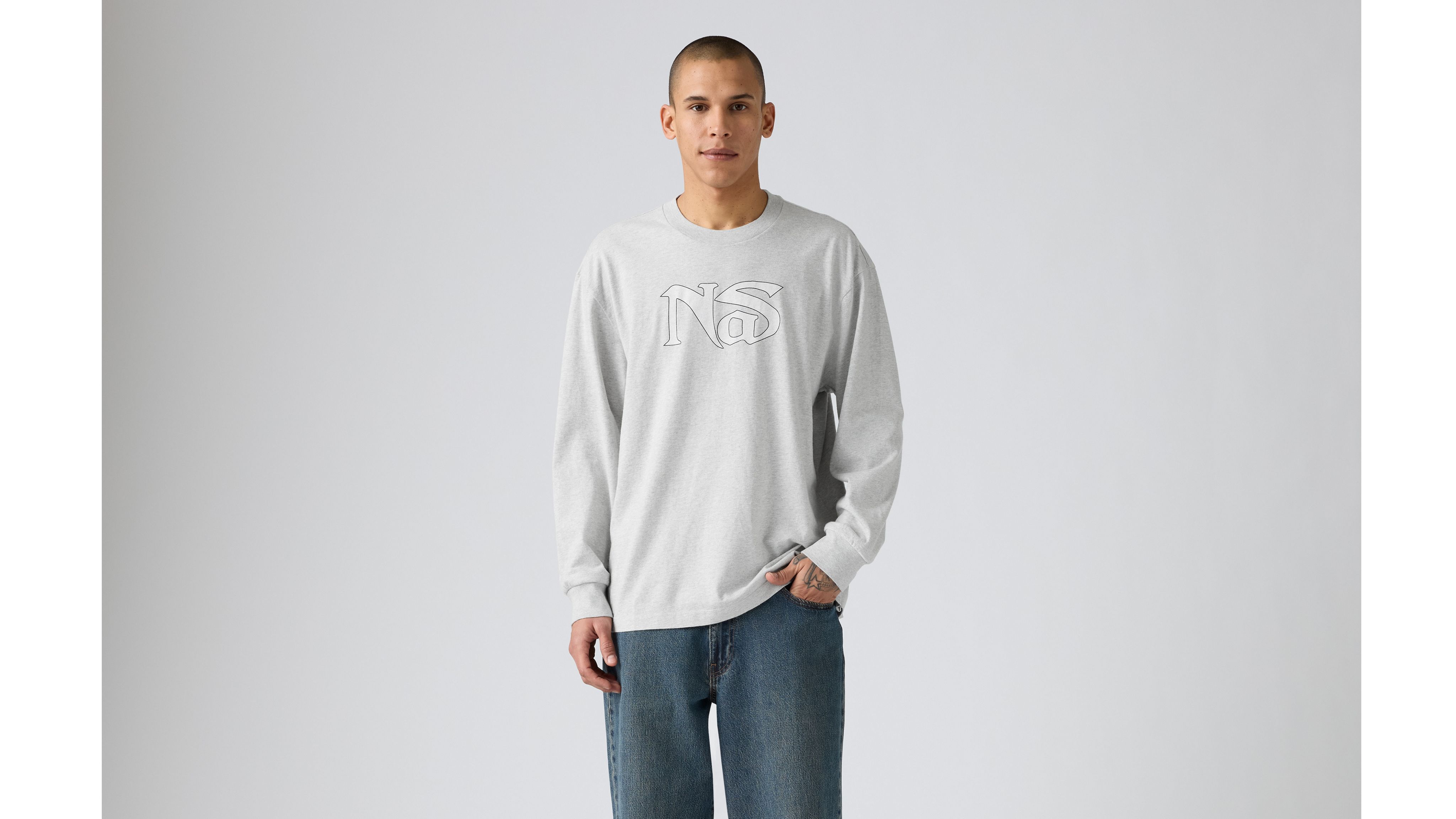 T-shirt Nas a manica lunga 15