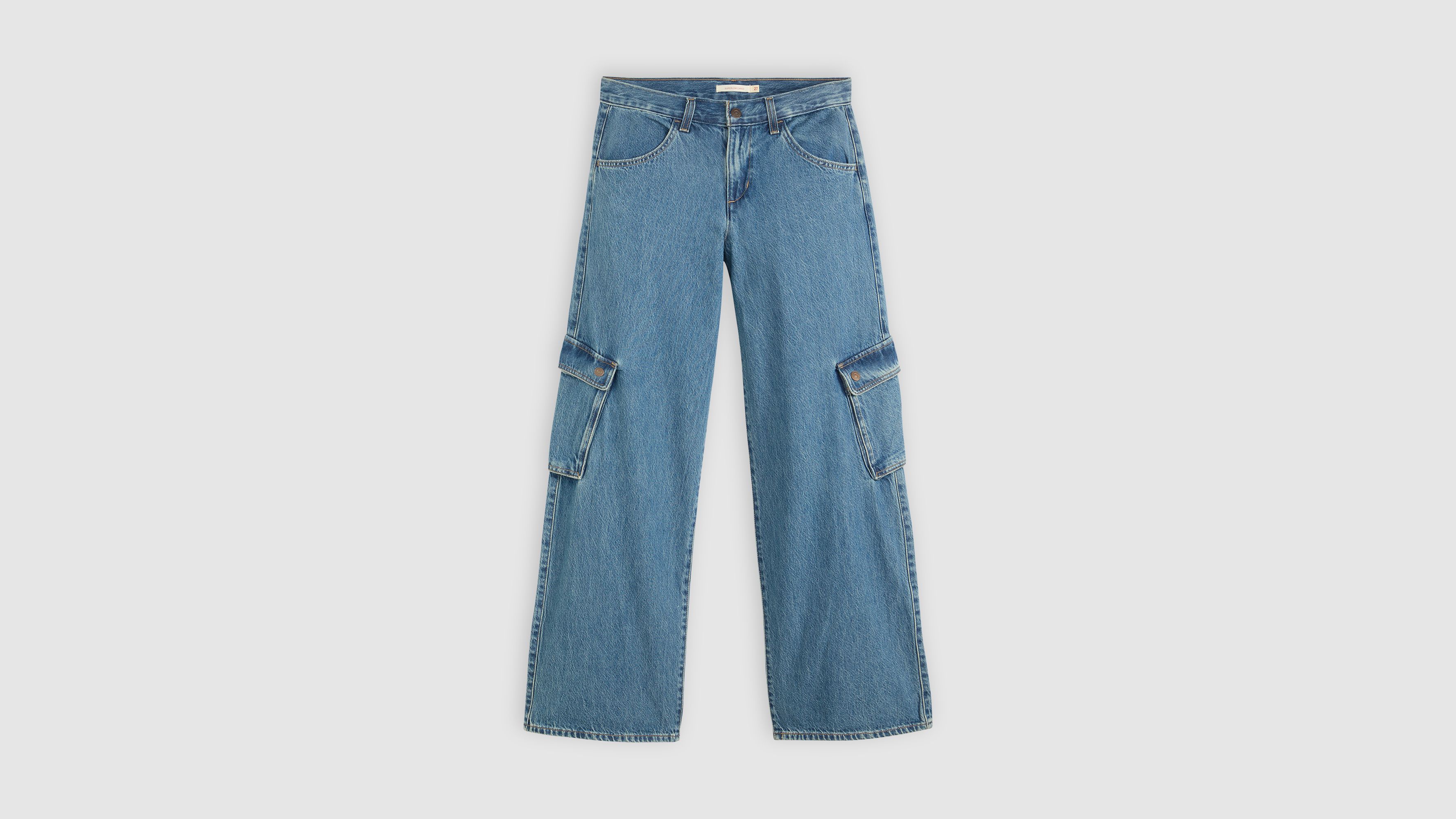 Superlow Loose Cargo Jeans - Blue | Levi's® XK